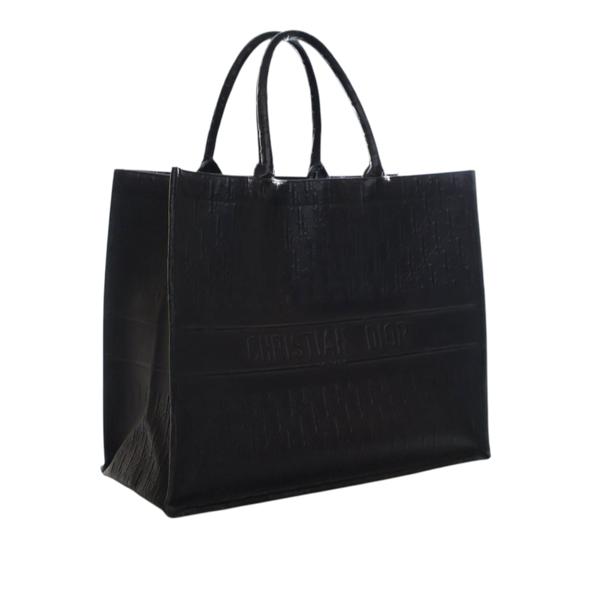 Dior Large Oblique Embossed Book Tote