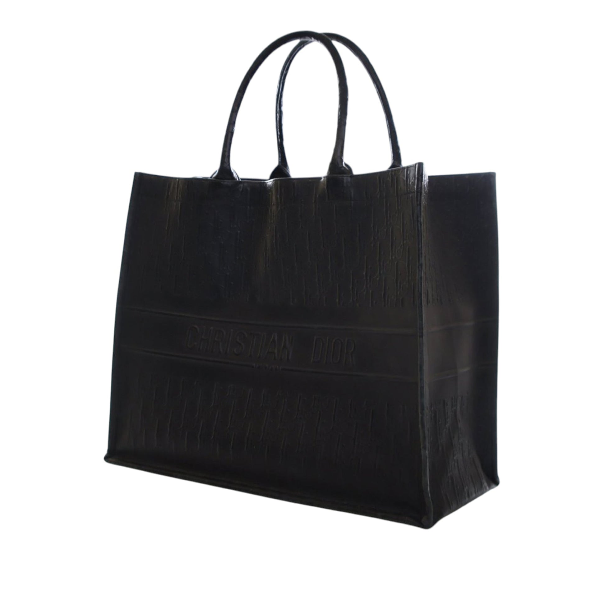 Dior Large Oblique Embossed Book Tote