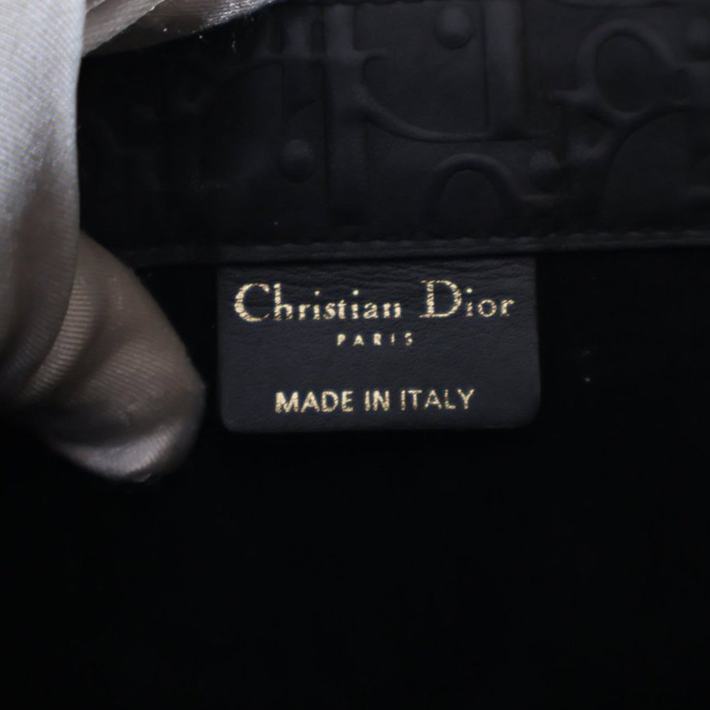 Dior Large Oblique Embossed Book Tote