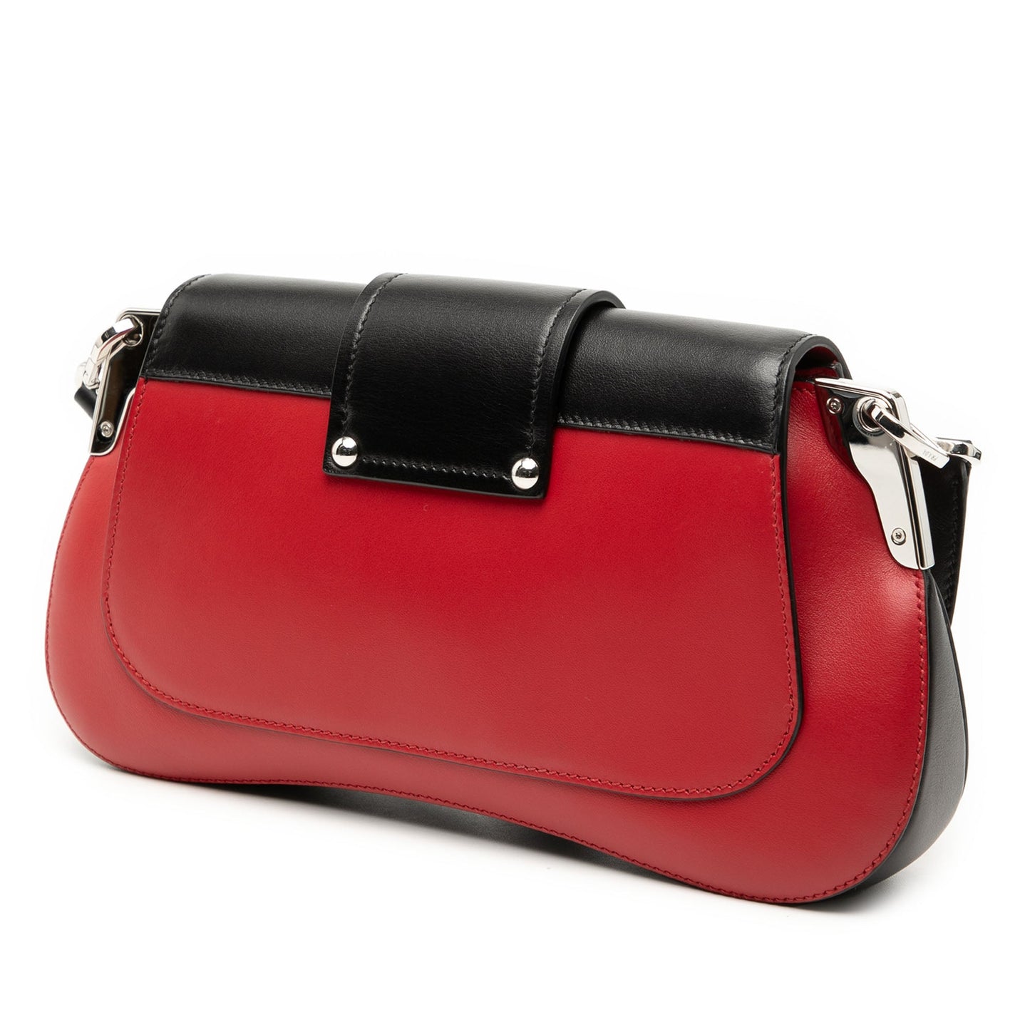 Prada Bicolor City Calf Sidonie Satchel
