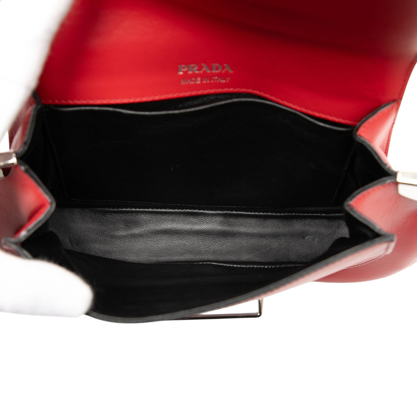 Prada Bicolor City Calf Sidonie Satchel