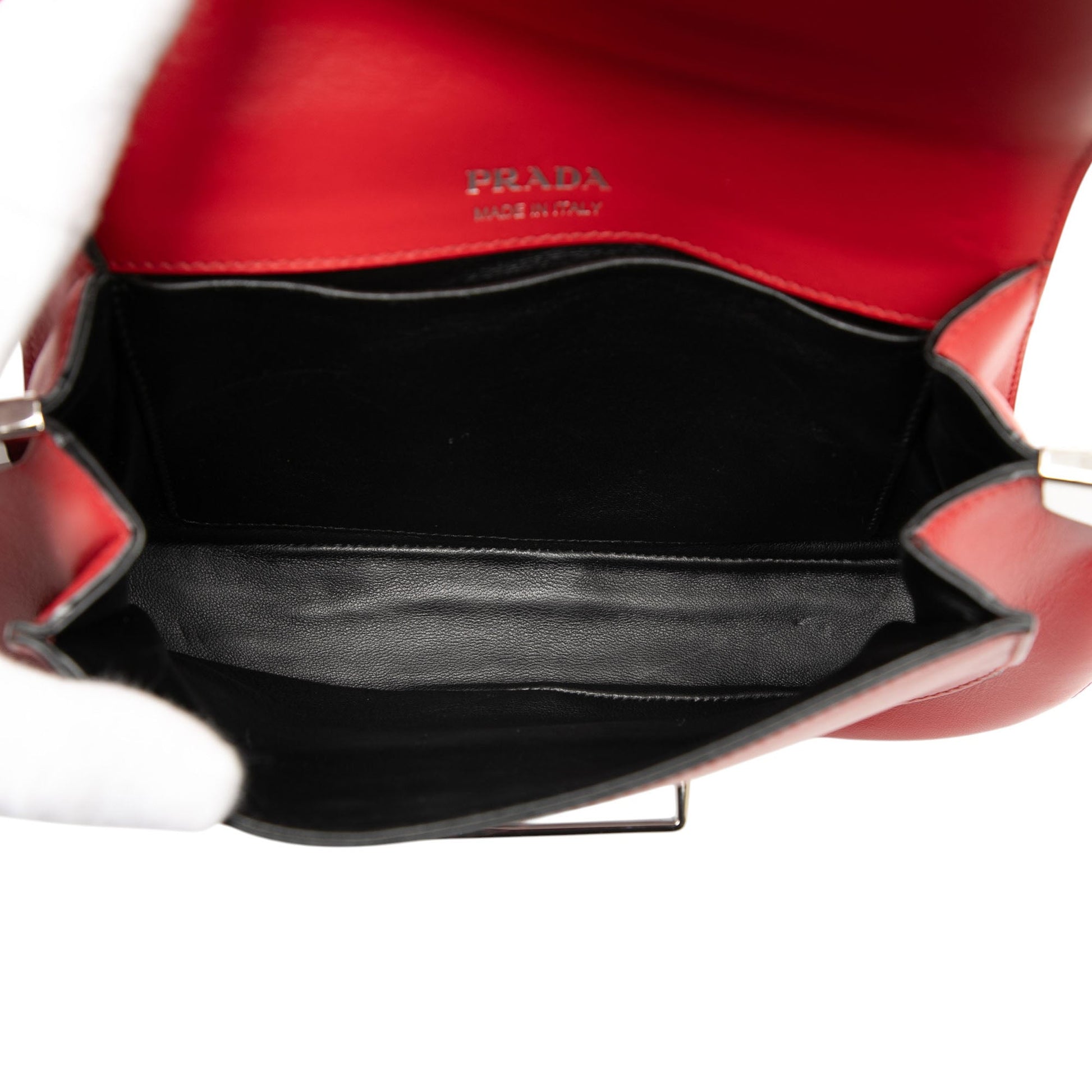 Prada Bicolor City Calf Sidonie Satchel
