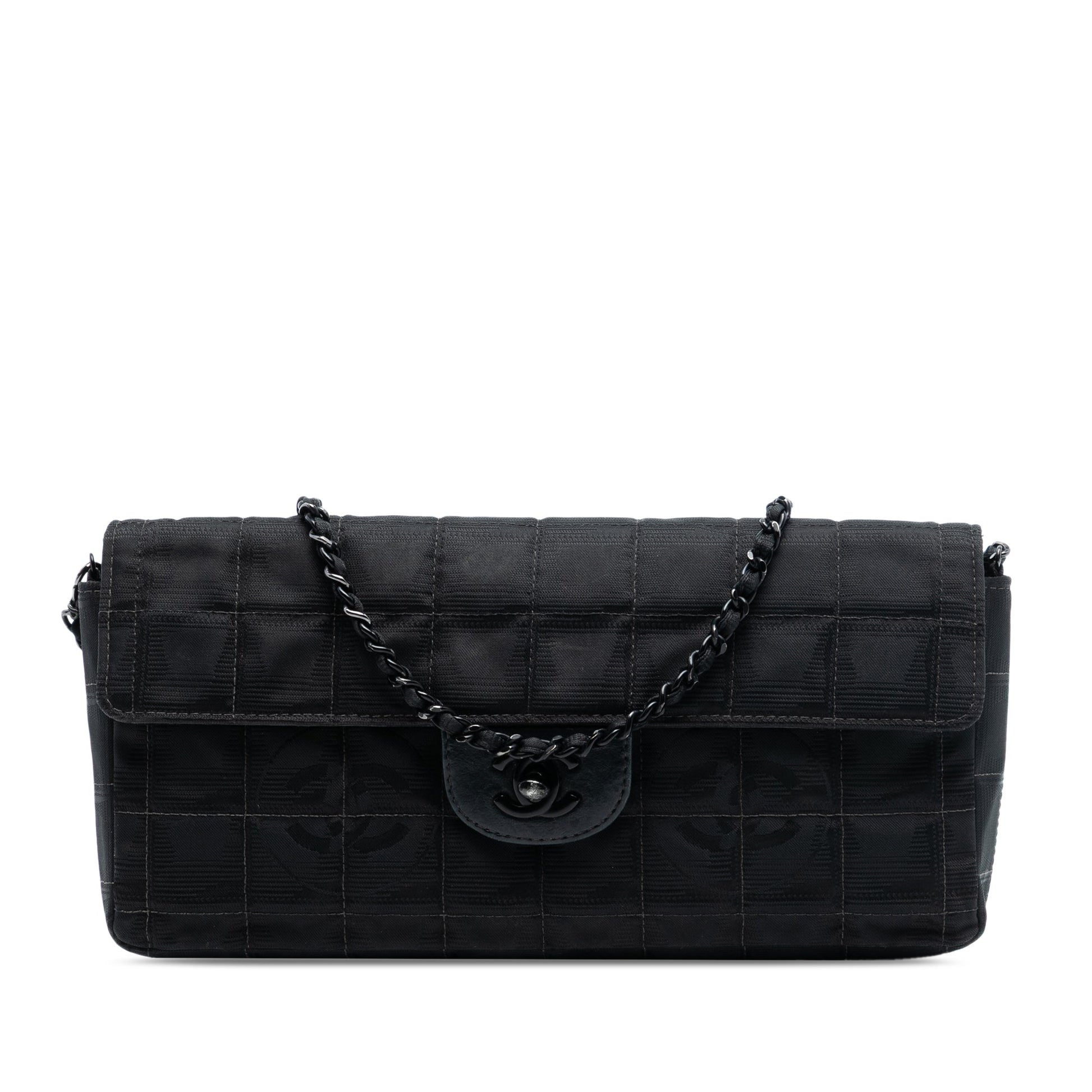 Chanel New Travel Line Nylon East West Flap