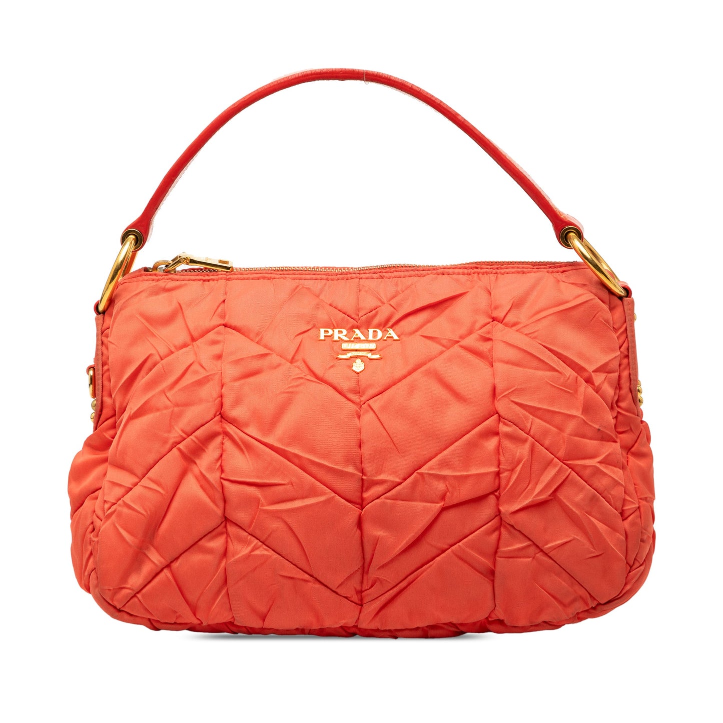 Prada Quilted Tessuto Hobo
