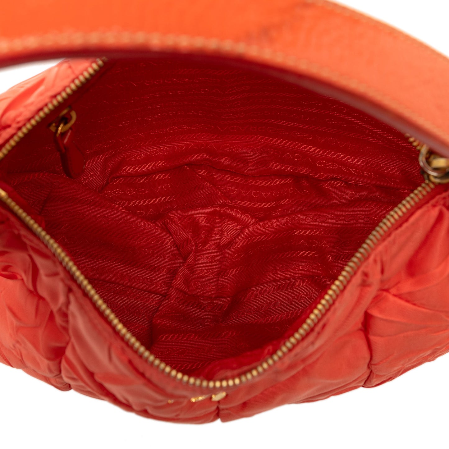 Prada Quilted Tessuto Hobo