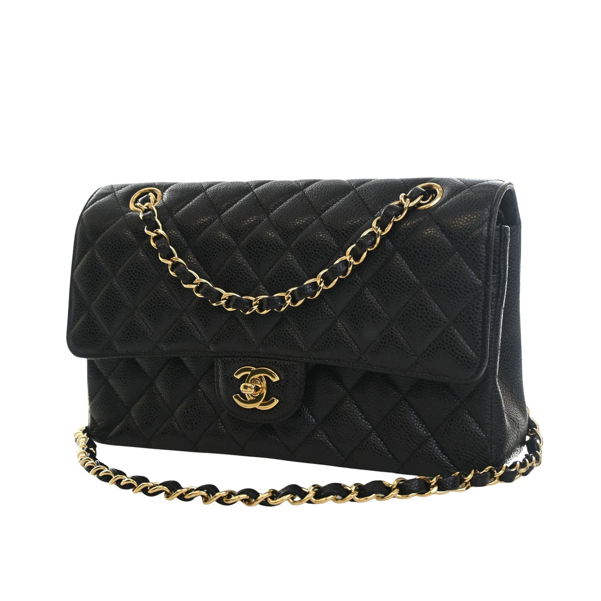 Chanel Medium Classic Caviar Double Flap