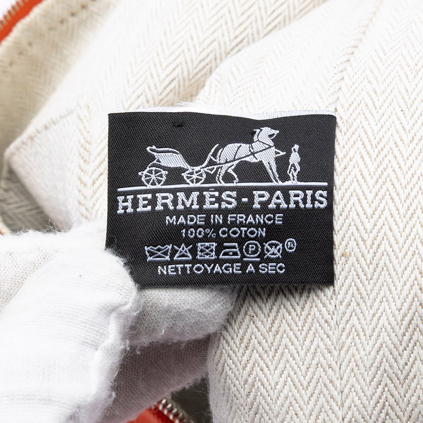 Hermès Small Toile Bride A Brac Case