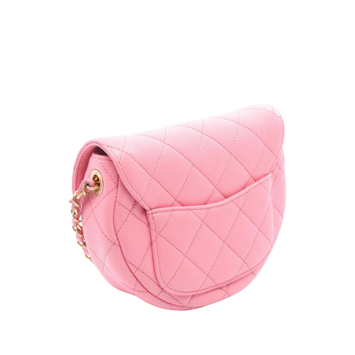 Chanel Mini Quilted Caviar CC Messenger Flap