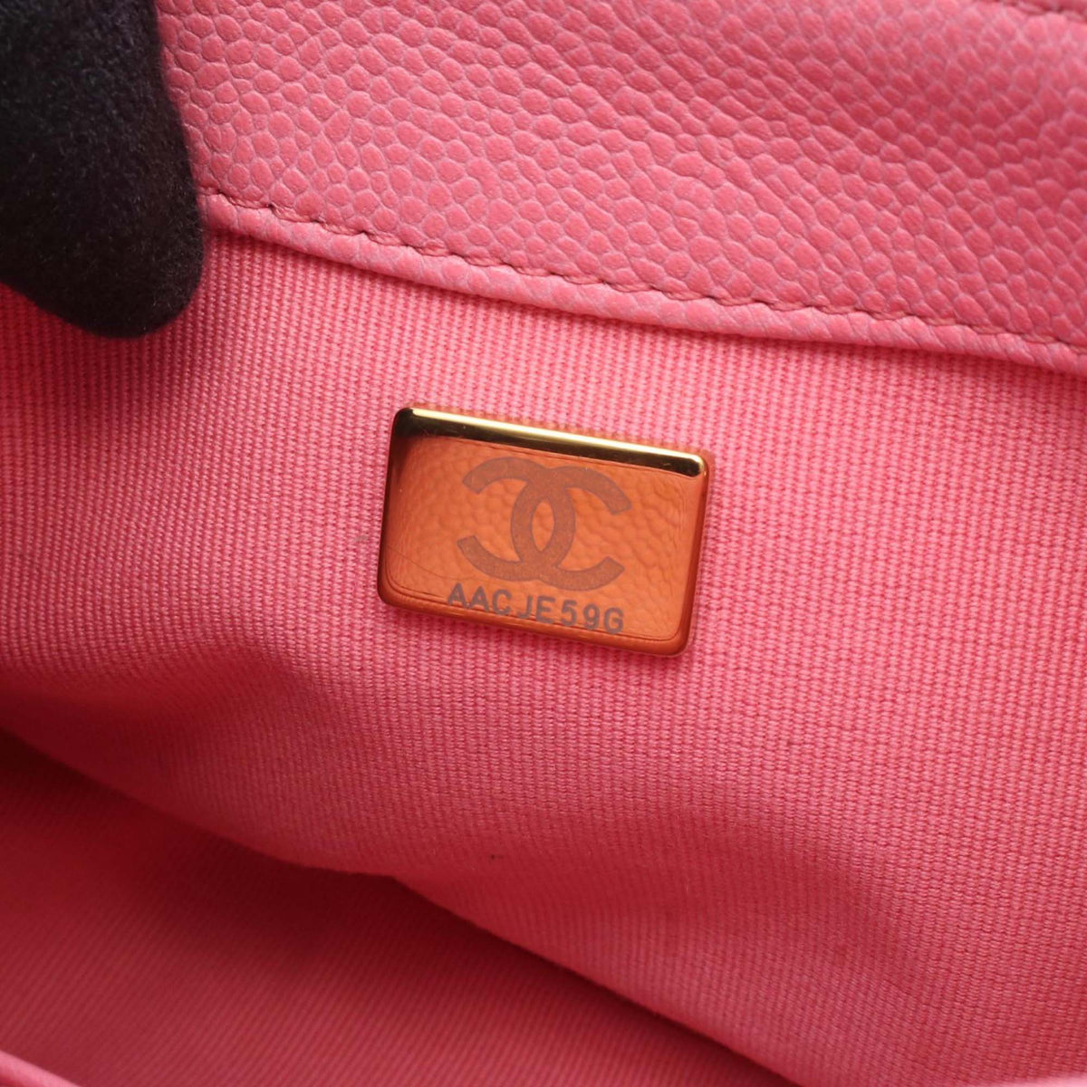 Chanel Mini Quilted Caviar CC Messenger Flap