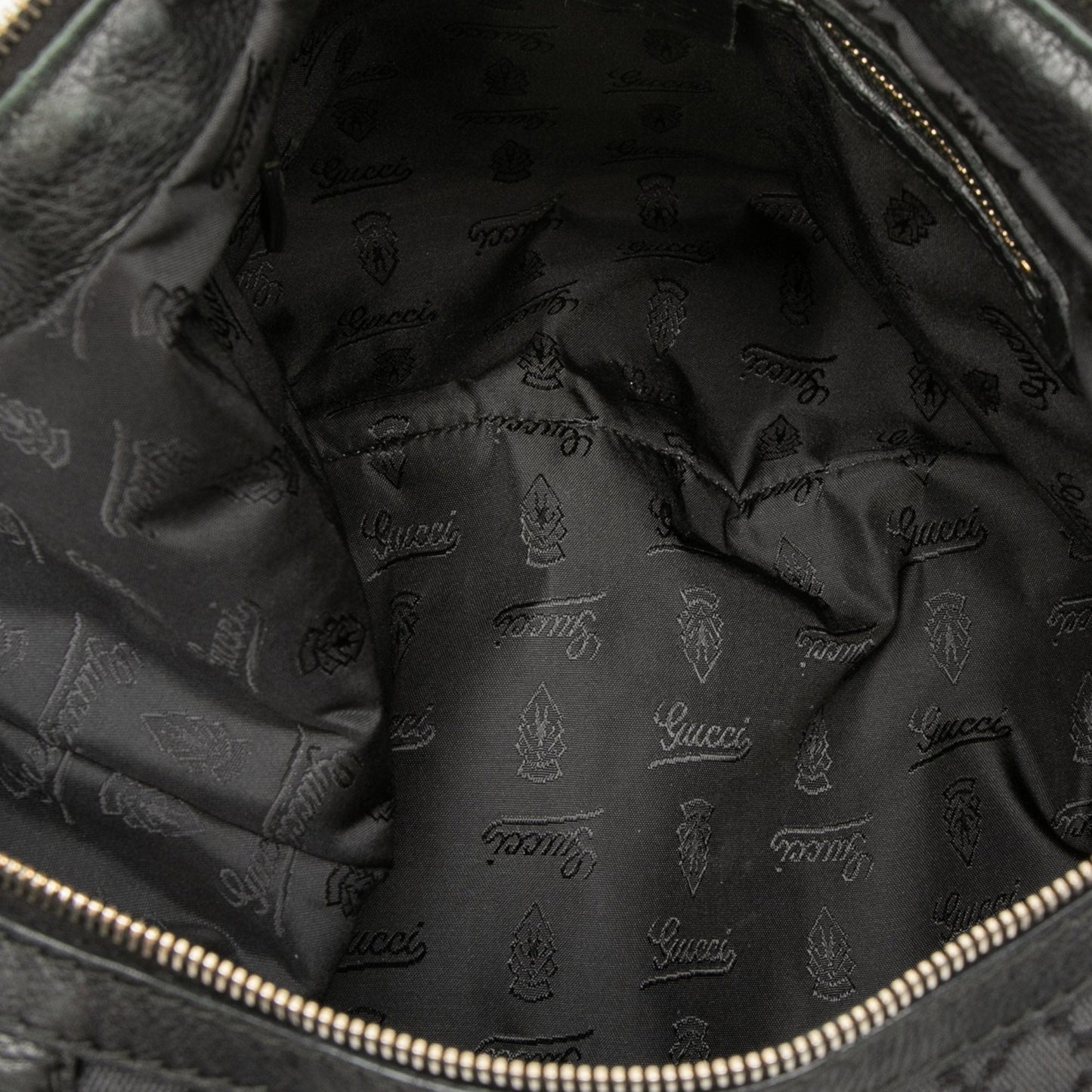 Medium Diamante Canvas Techno Horsebit Hobo