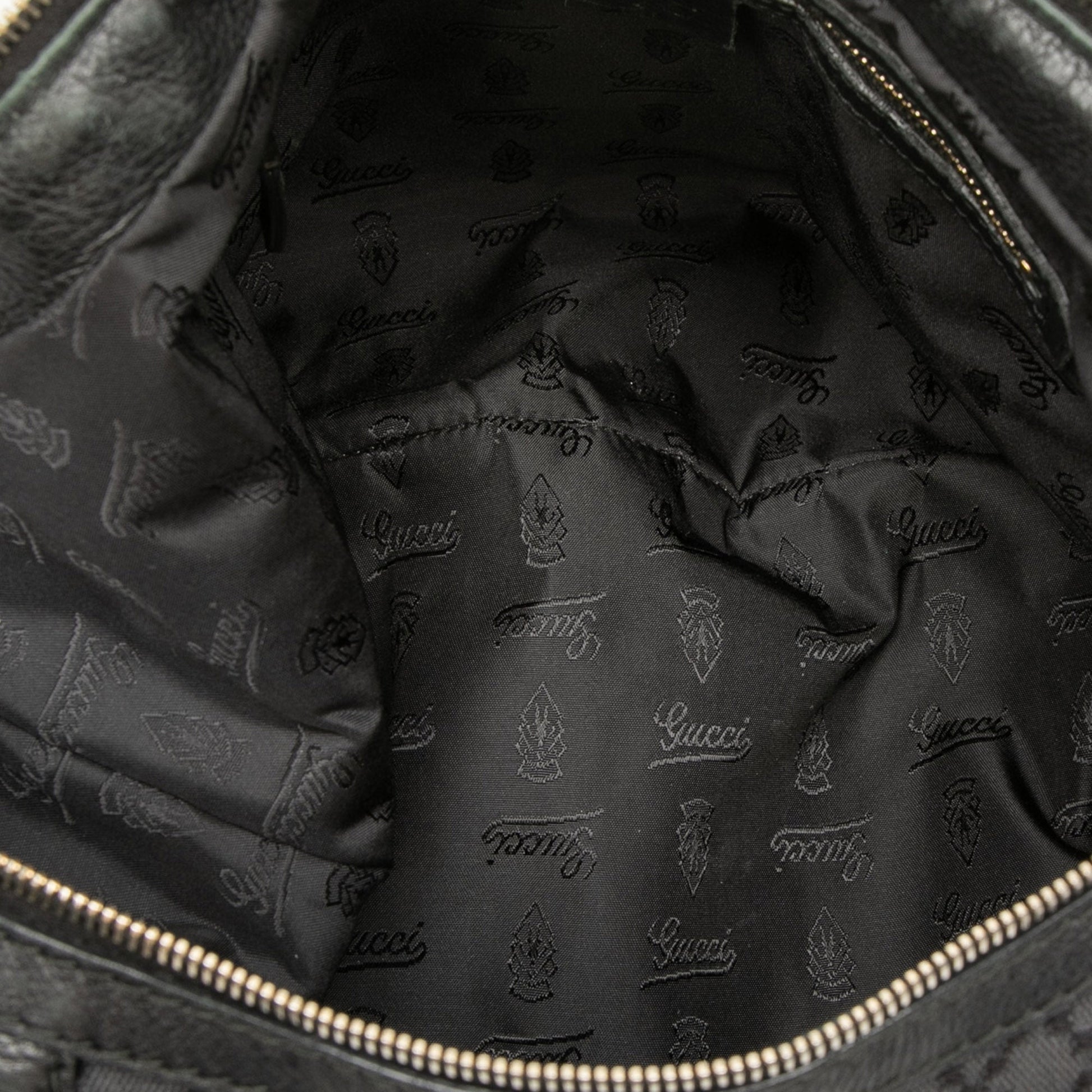 Medium Diamante Canvas Techno Horsebit Hobo