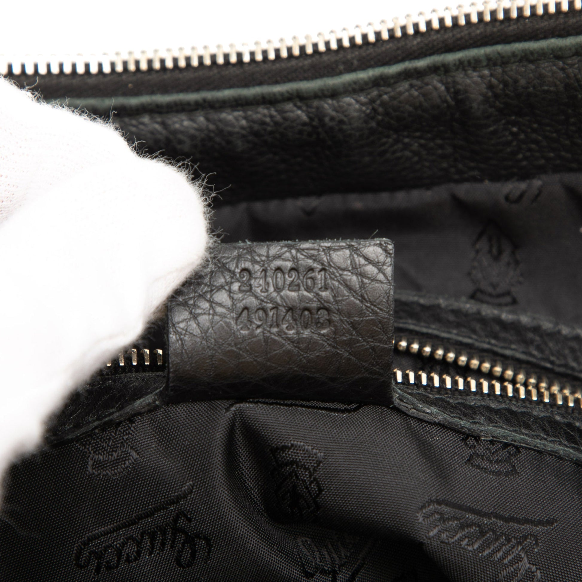 Medium Diamante Canvas Techno Horsebit Hobo