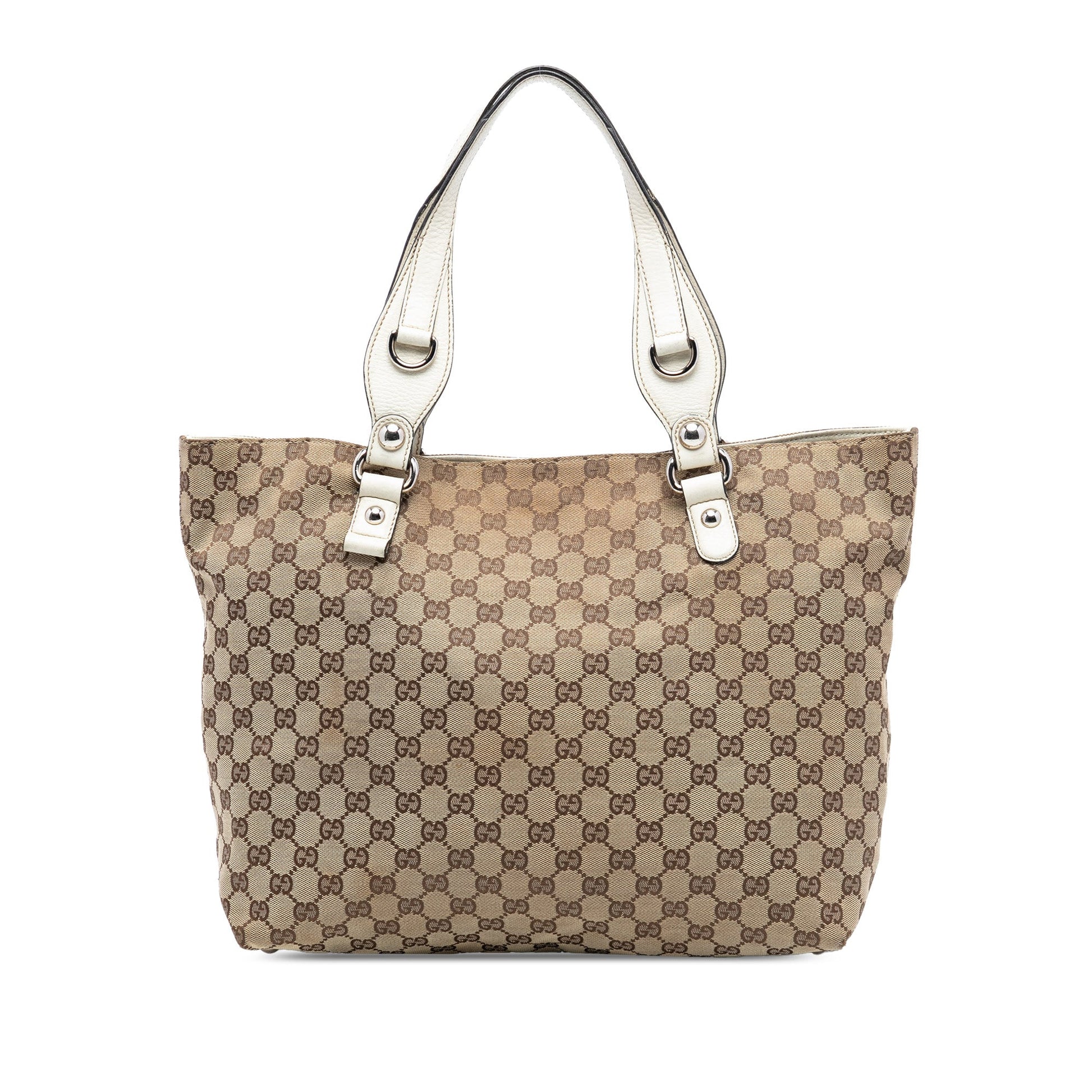 Gucci Medium GG Canvas Icon Bit Tote