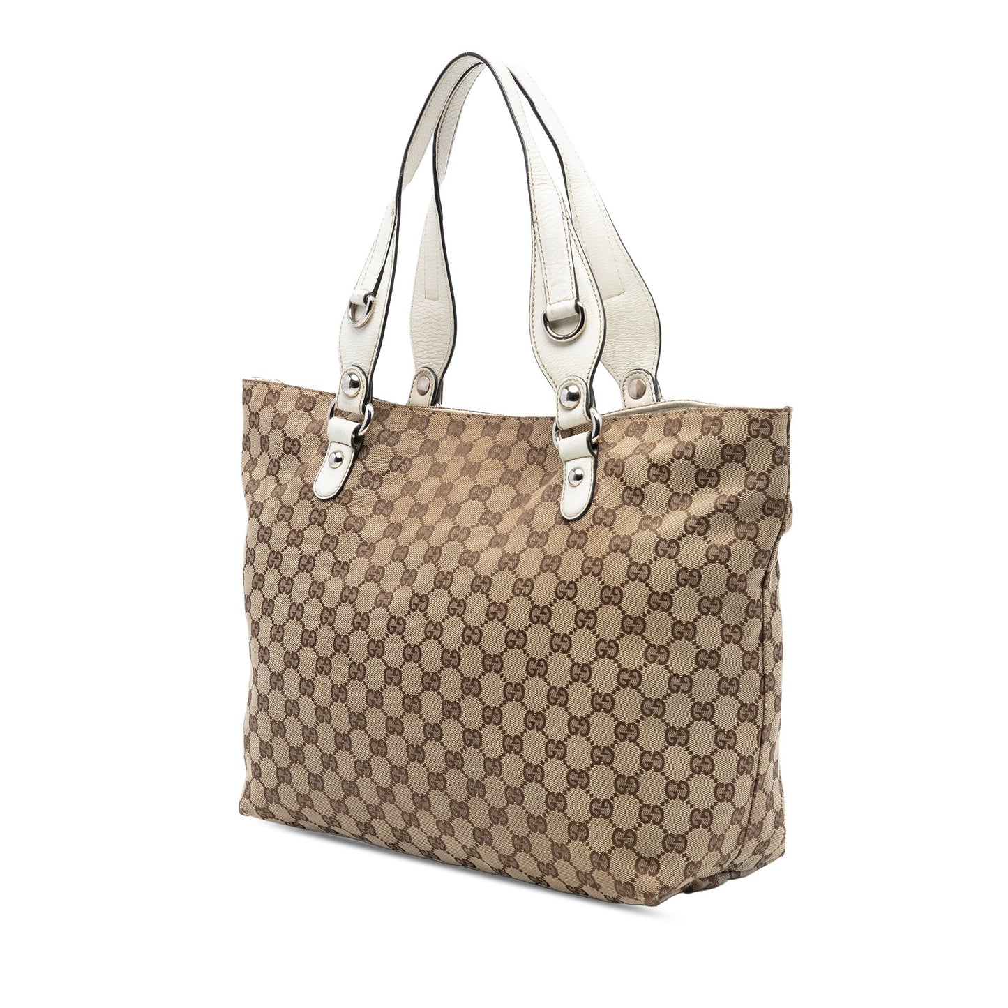 Gucci Medium GG Canvas Icon Bit Tote