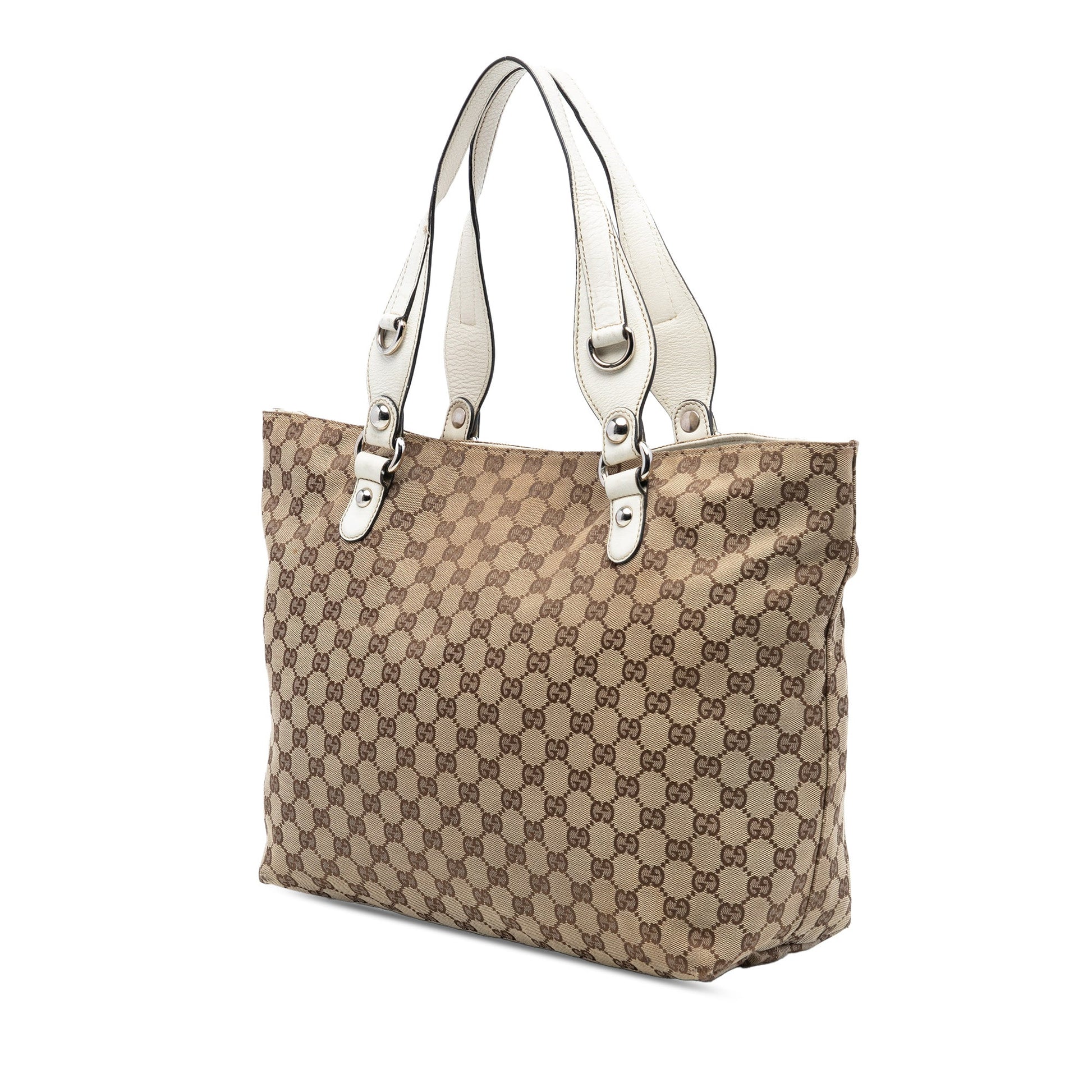 Gucci Medium GG Canvas Icon Bit Tote