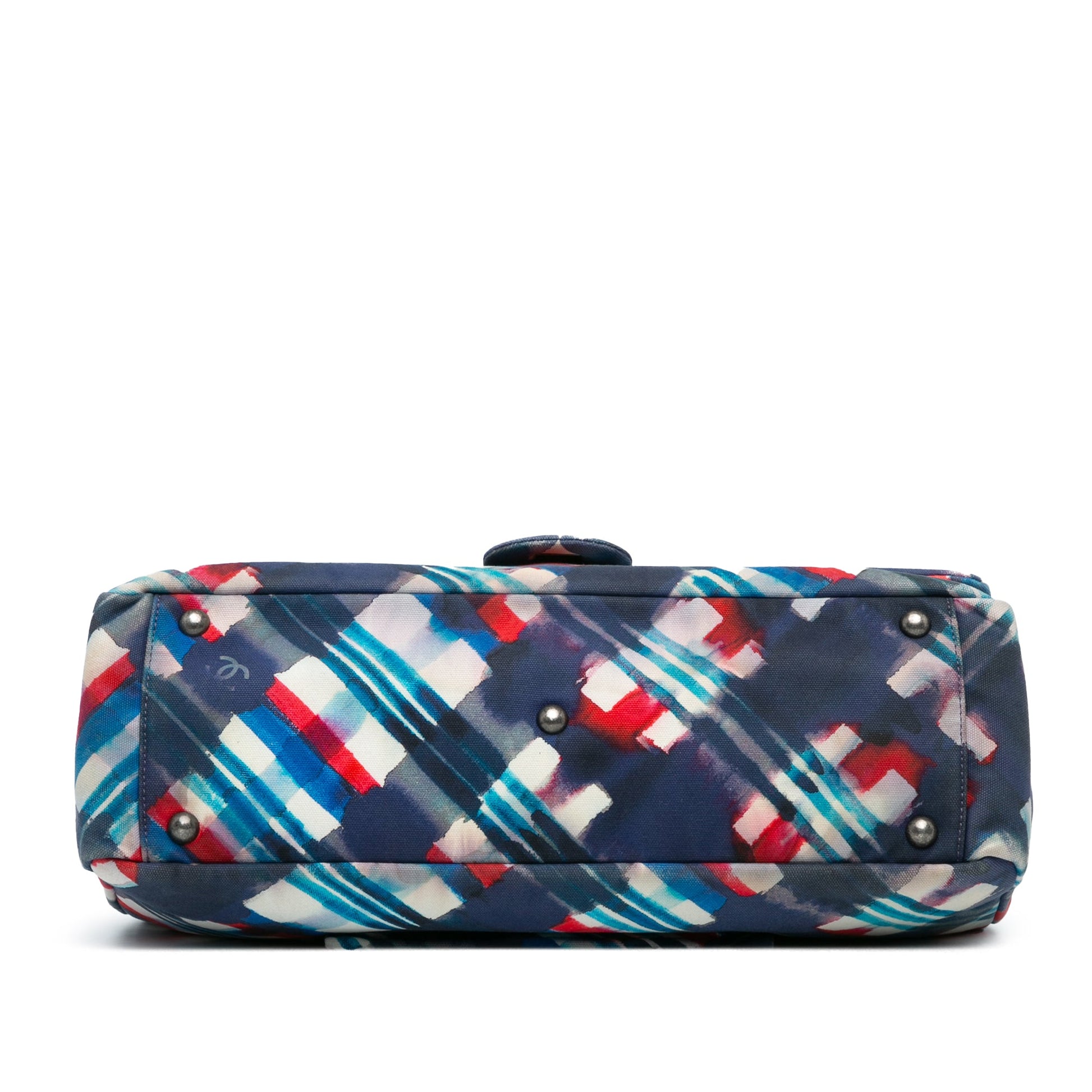 Chanel XXL Printed Canvas Airline Single Flap