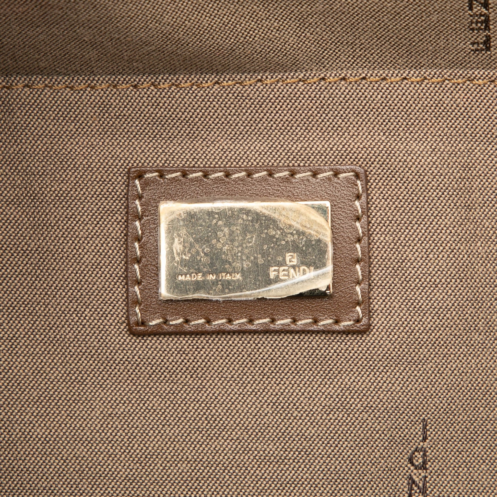 Fendi Zucchino Canvas Chef Shopping Tote