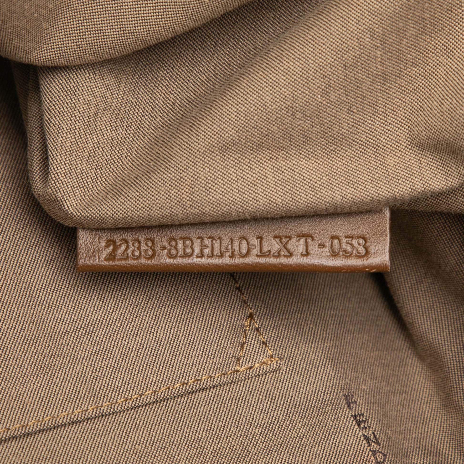 Fendi Zucchino Canvas Chef Shopping Tote
