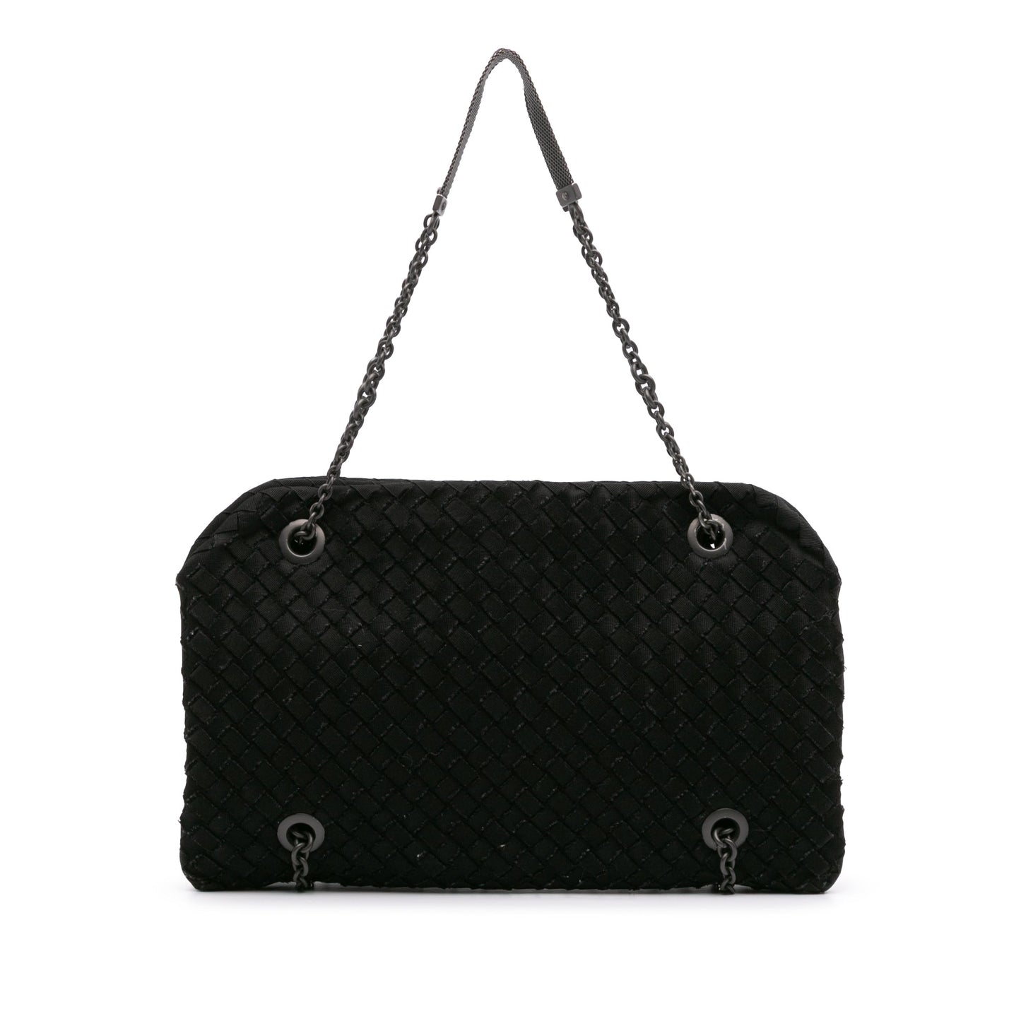 Bottega Veneta Grosgrain Intrecciato Duo Shoulder Bag