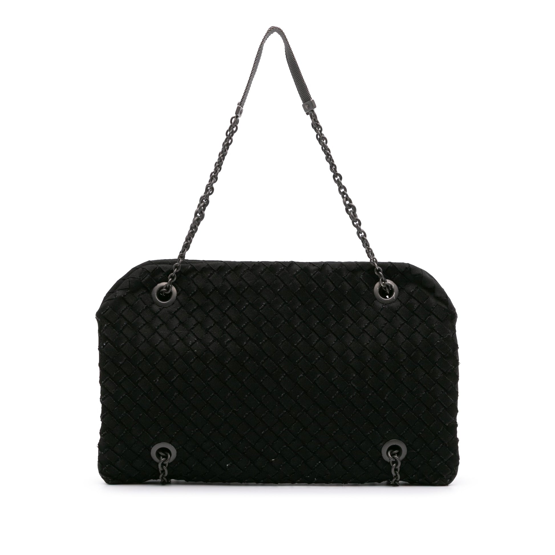 Bottega Veneta Grosgrain Intrecciato Duo Shoulder Bag