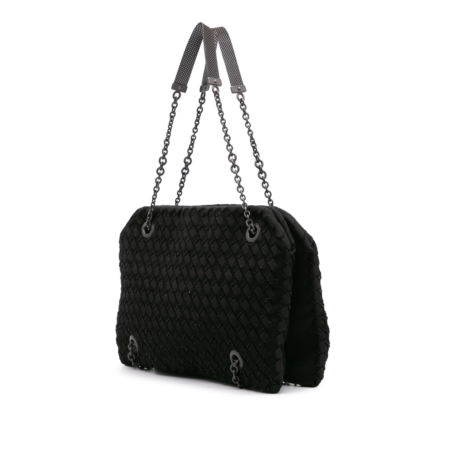 Bottega Veneta Grosgrain Intrecciato Duo Shoulder Bag