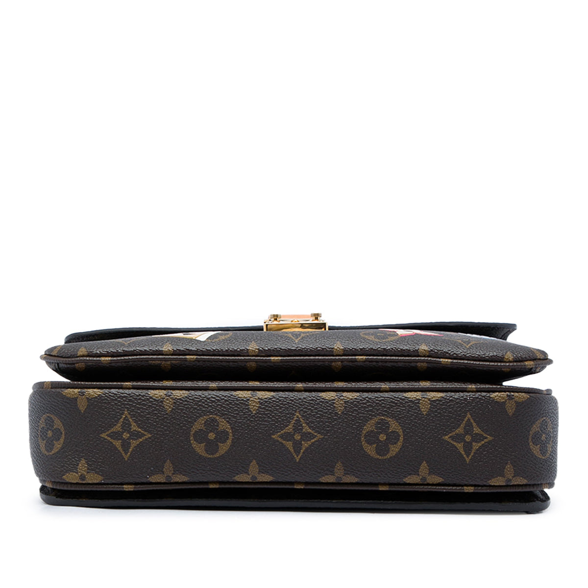Louis Vuitton Monogram Love Lock Pochette Metis — Brown