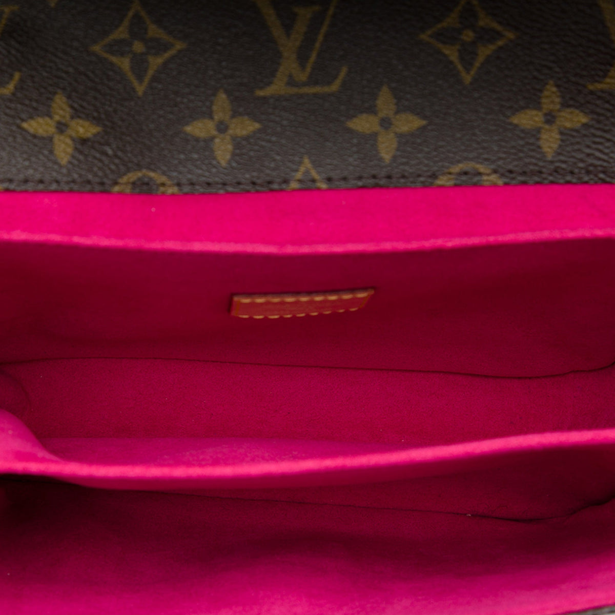 Louis Vuitton Monogram Love Lock Pochette Metis — Brown