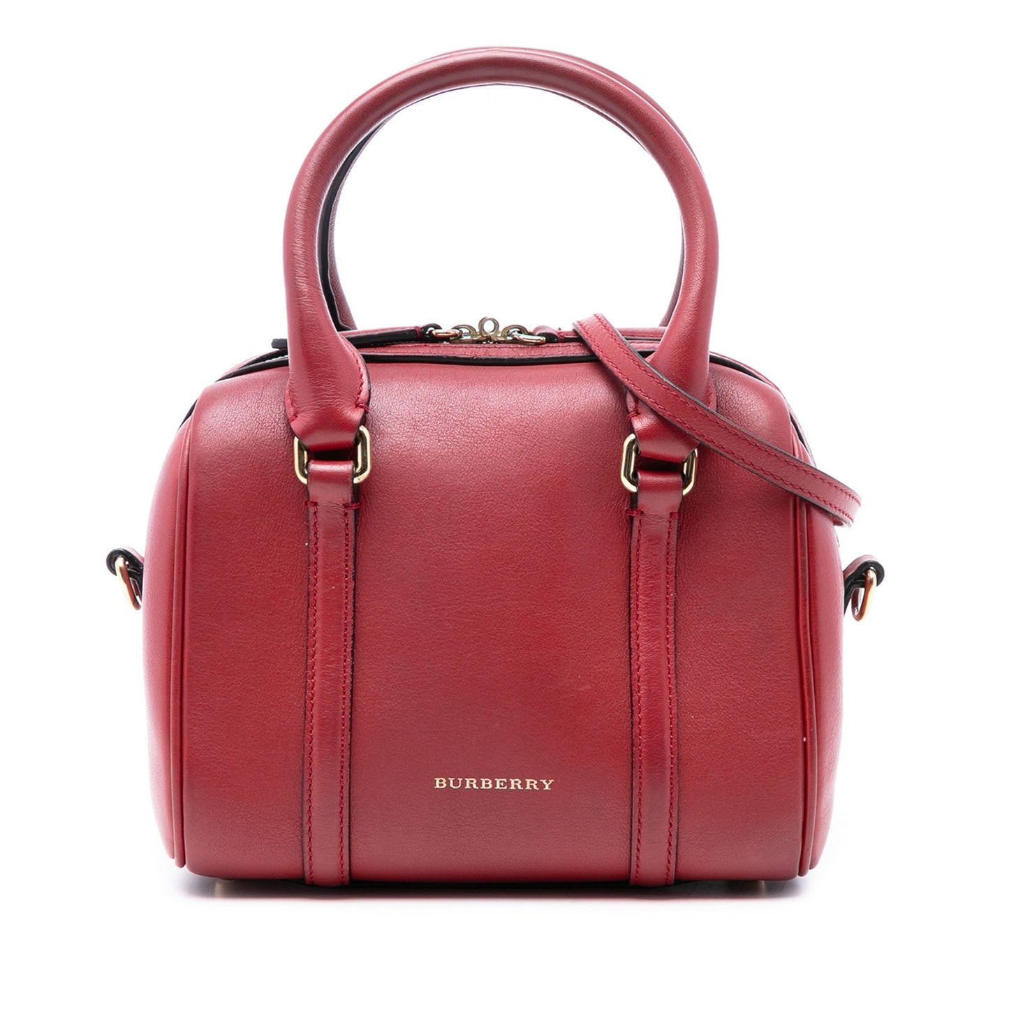 Burberry Small Leather Alchester Bowling Bag