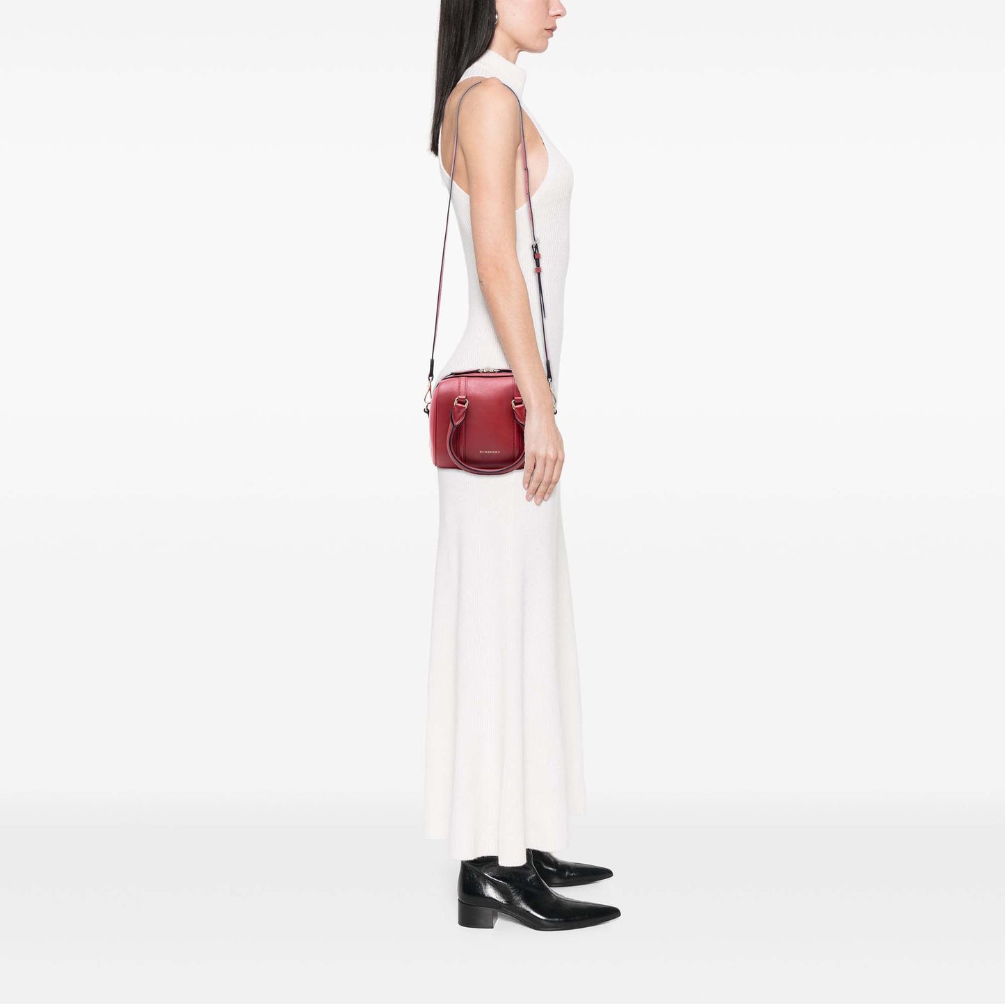 Burberry Small Leather Alchester Bowling Bag