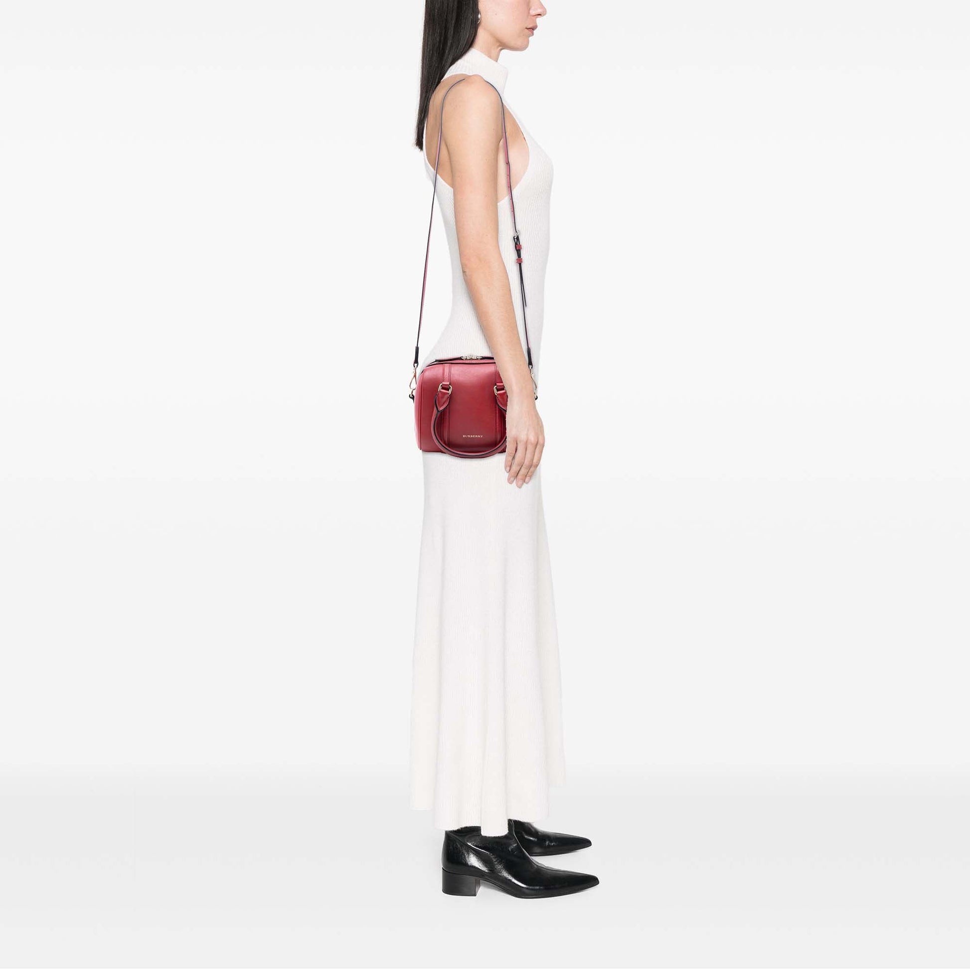Burberry Small Leather Alchester Bowling Bag
