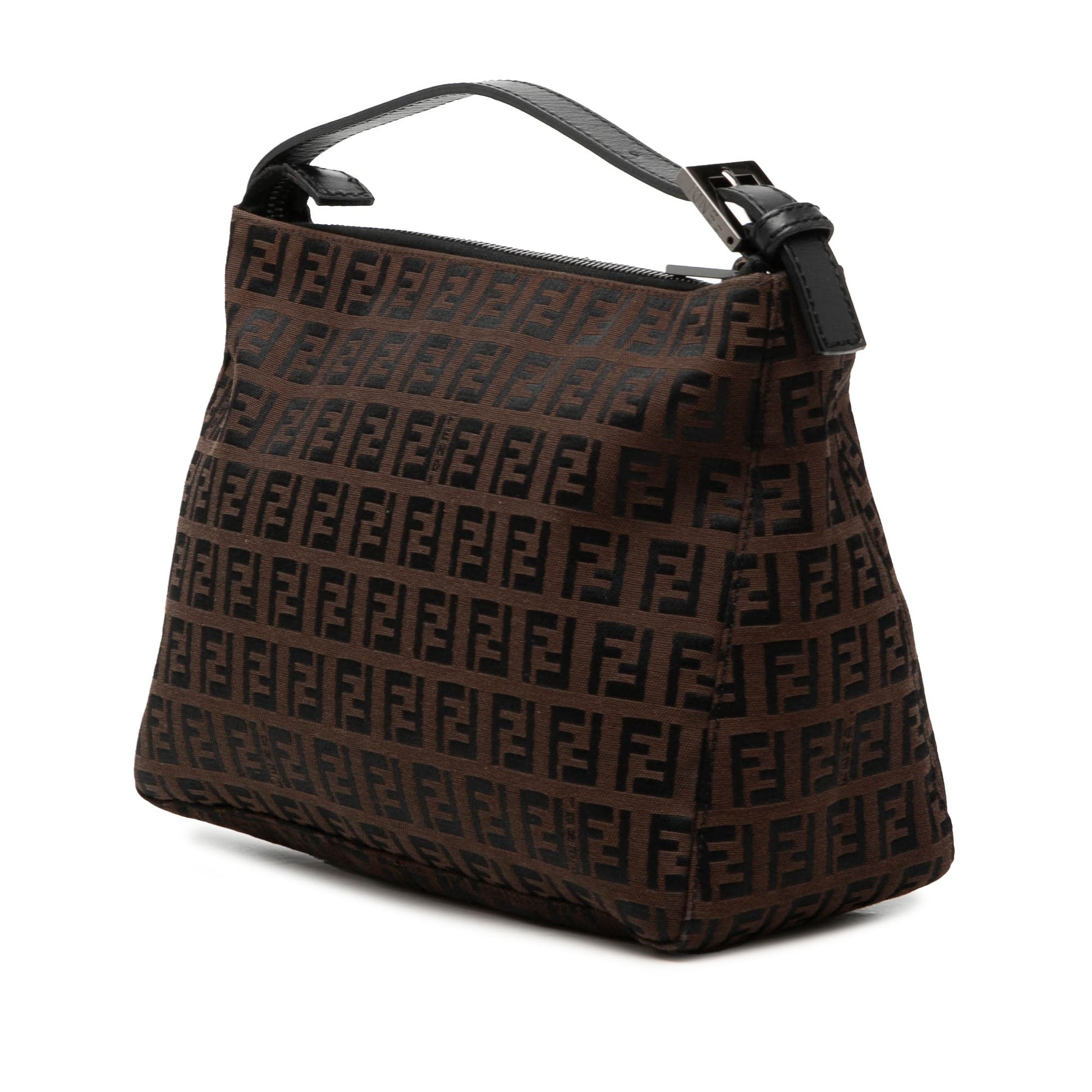 Fendi Zucchino Canvas Handbag
