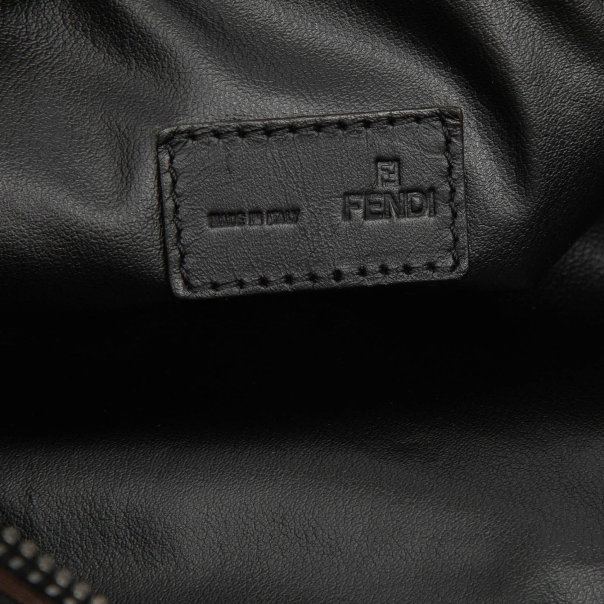 Fendi Zucchino Canvas Handbag