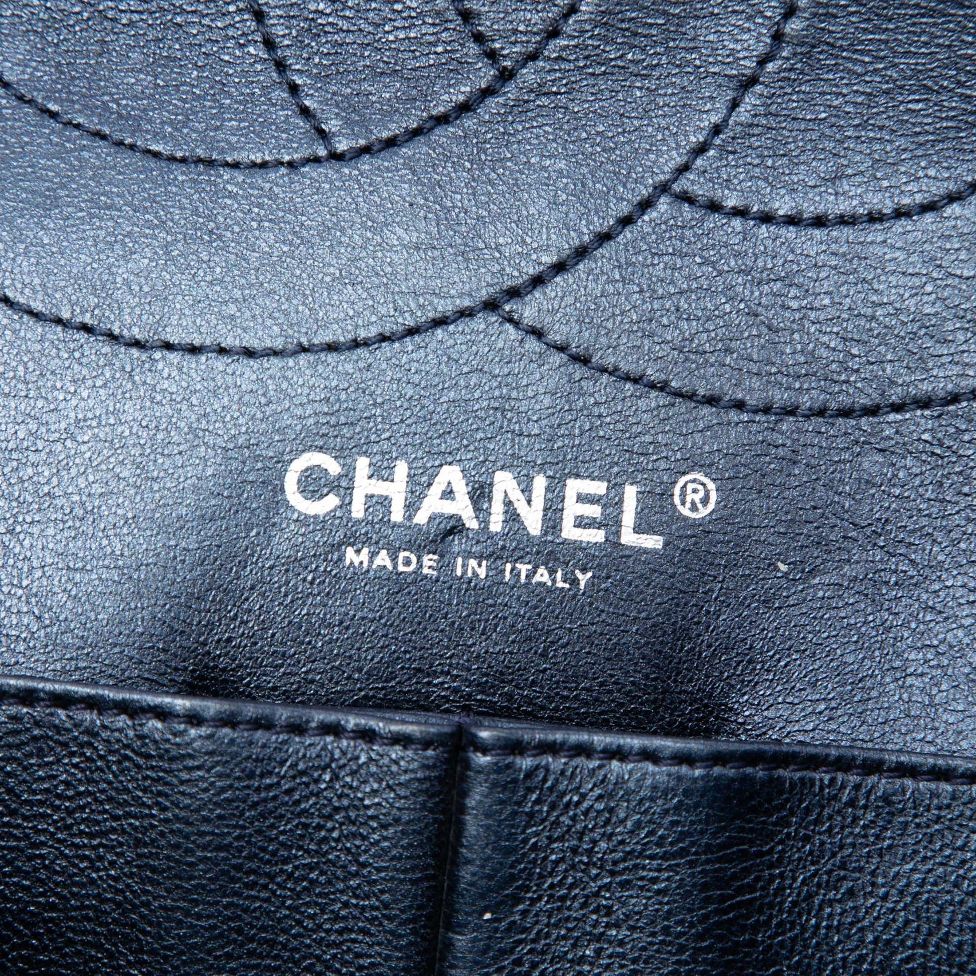 Chanel Quilted Metallic Aged Calfskin Reissue 2.55 Double Flap 227