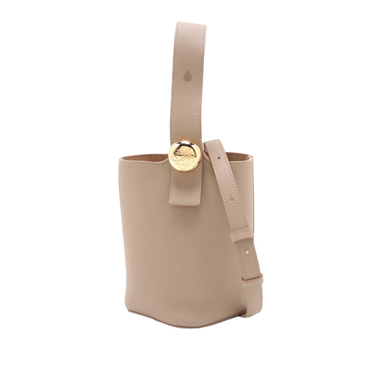 LOEWE Mini Soft Grained Calfskin Pebble Bucket Bag