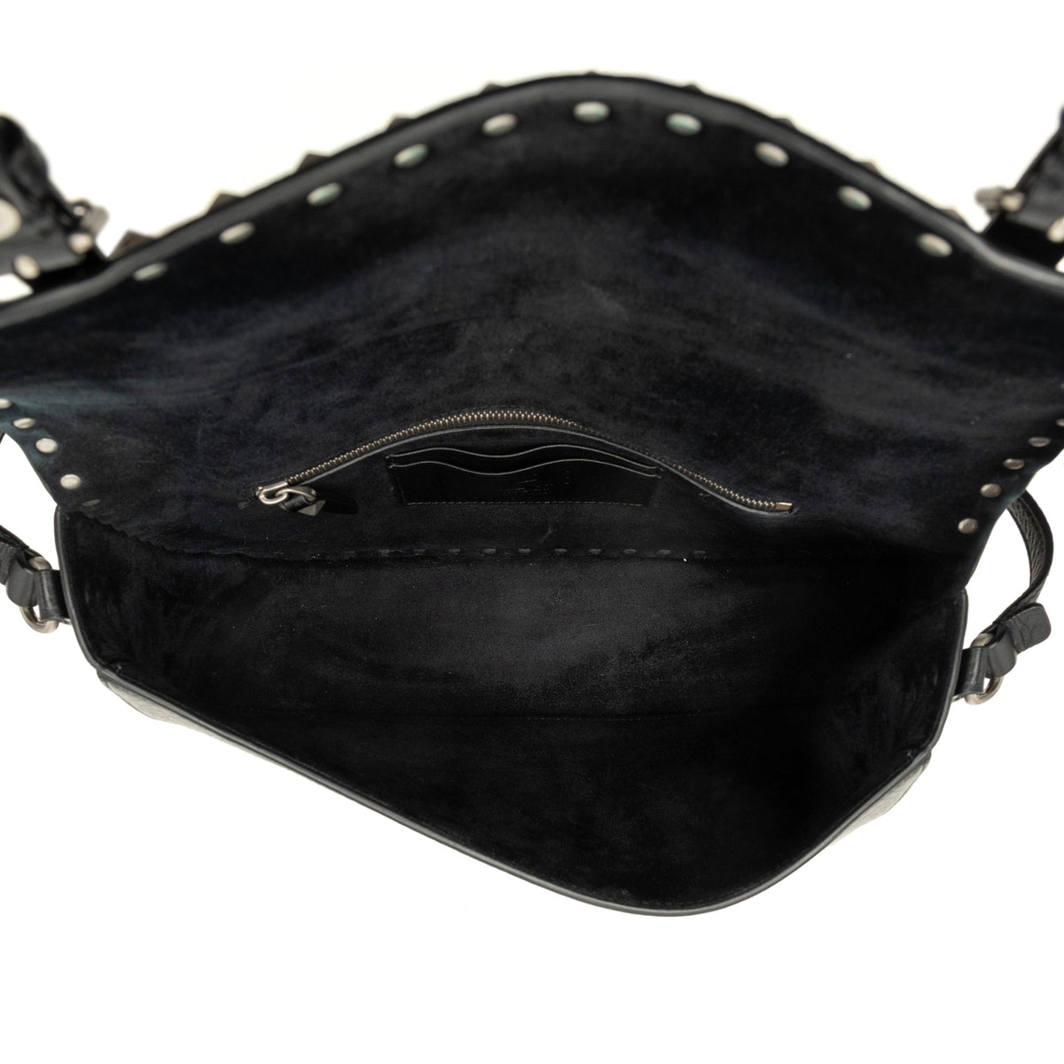 Valentino Leather Rockstud Messenger Bag