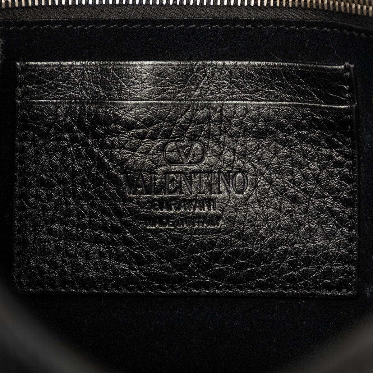 Valentino Leather Rockstud Messenger Bag