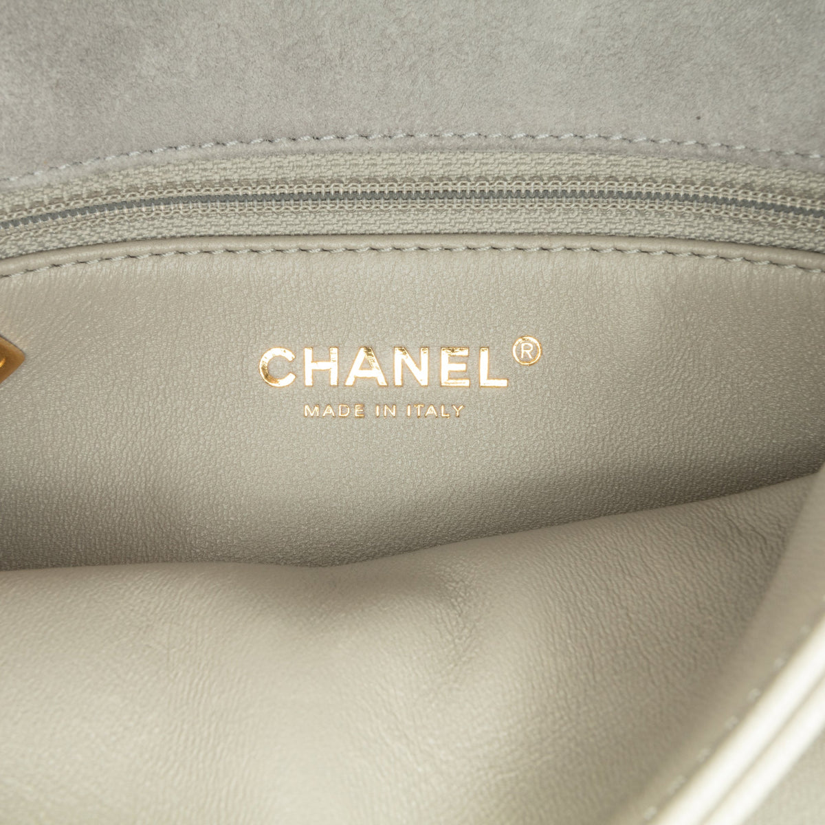 Chanel Quilted Shearling Chain Flap