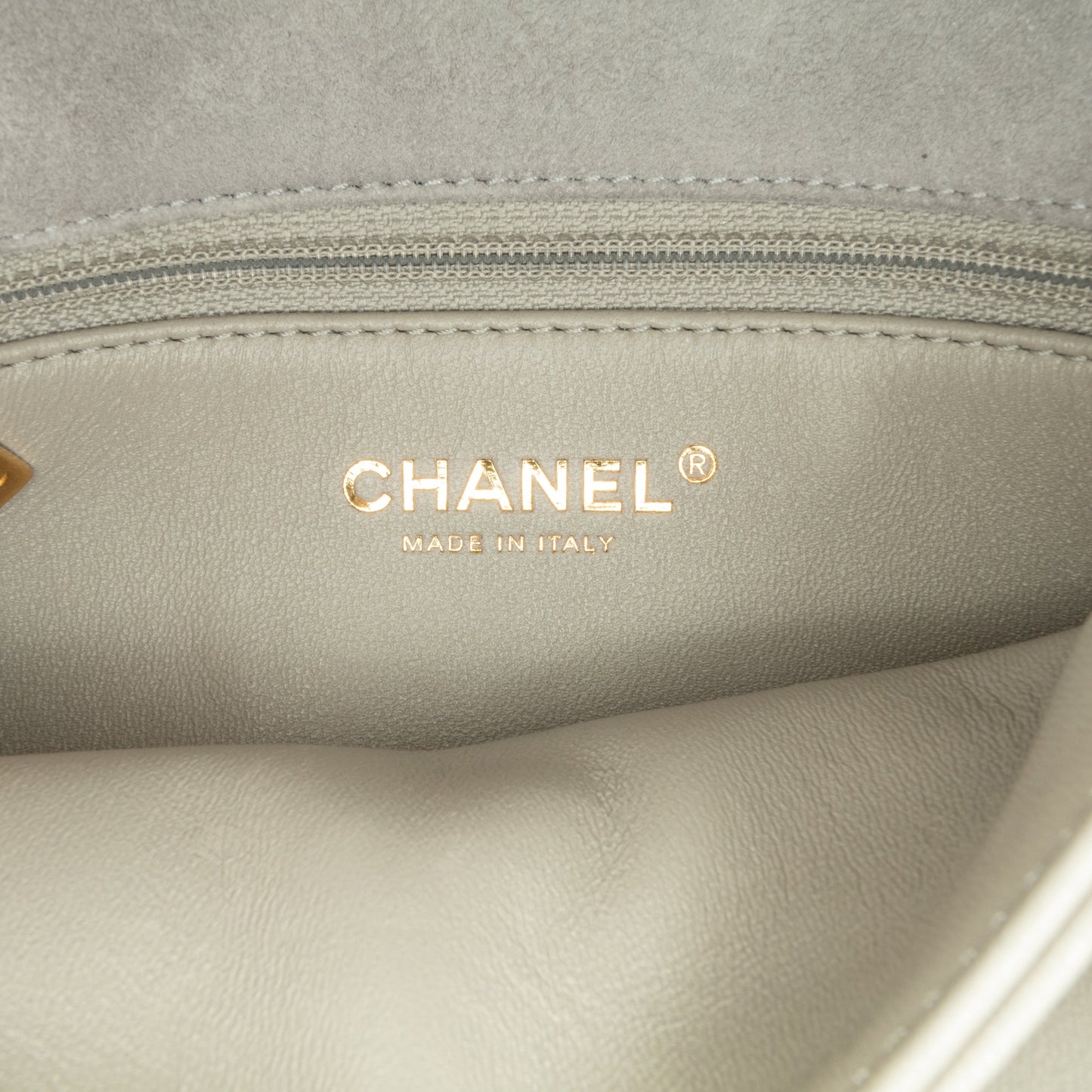 Chanel Quilted Shearling Chain Flap