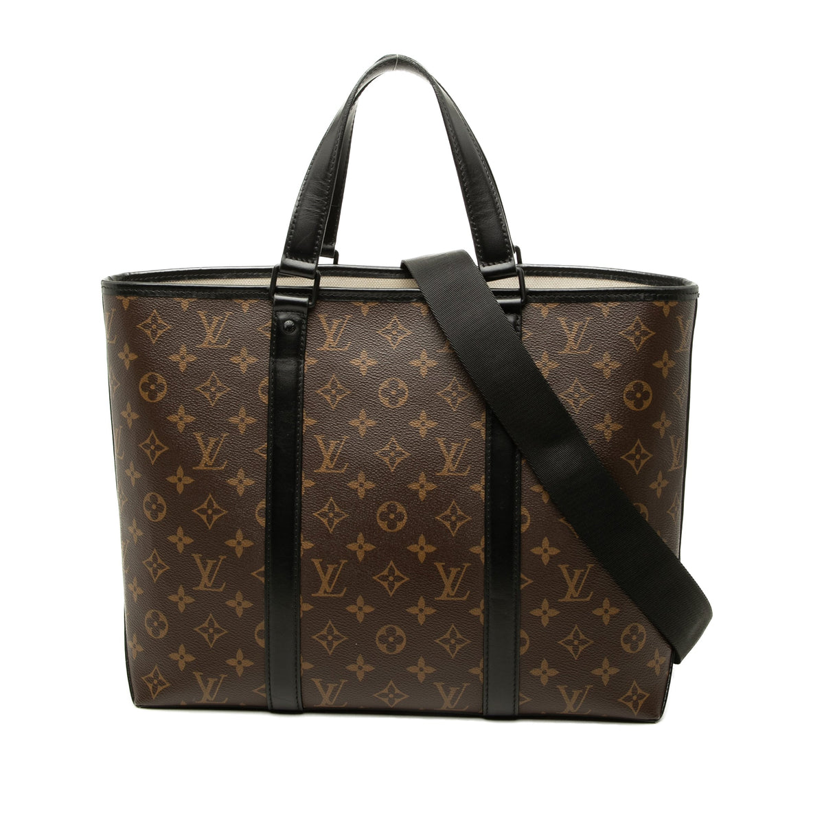 Louis Vuitton Monogram Macassar Weekend Tote PM — Brown