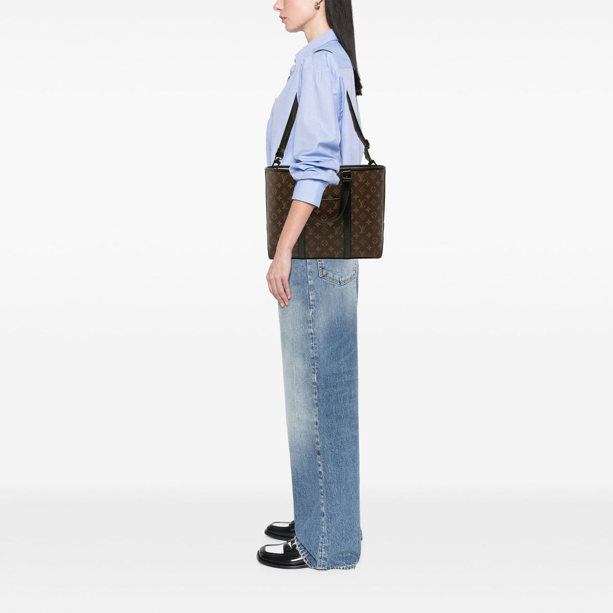 Louis Vuitton Monogram Macassar Weekend Tote PM — Brown