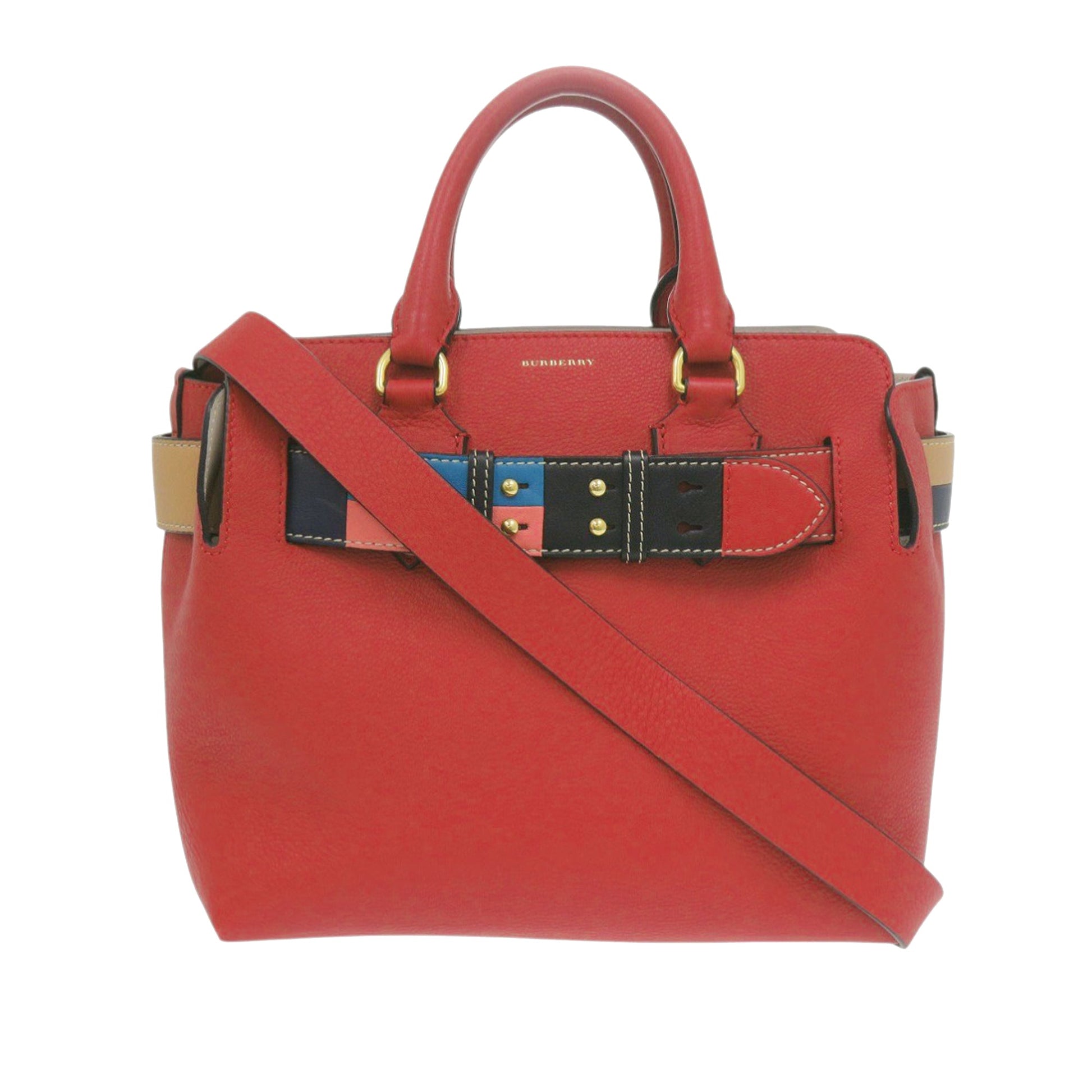 Burberry Small Leather Marais Multicolor Belt Bag
