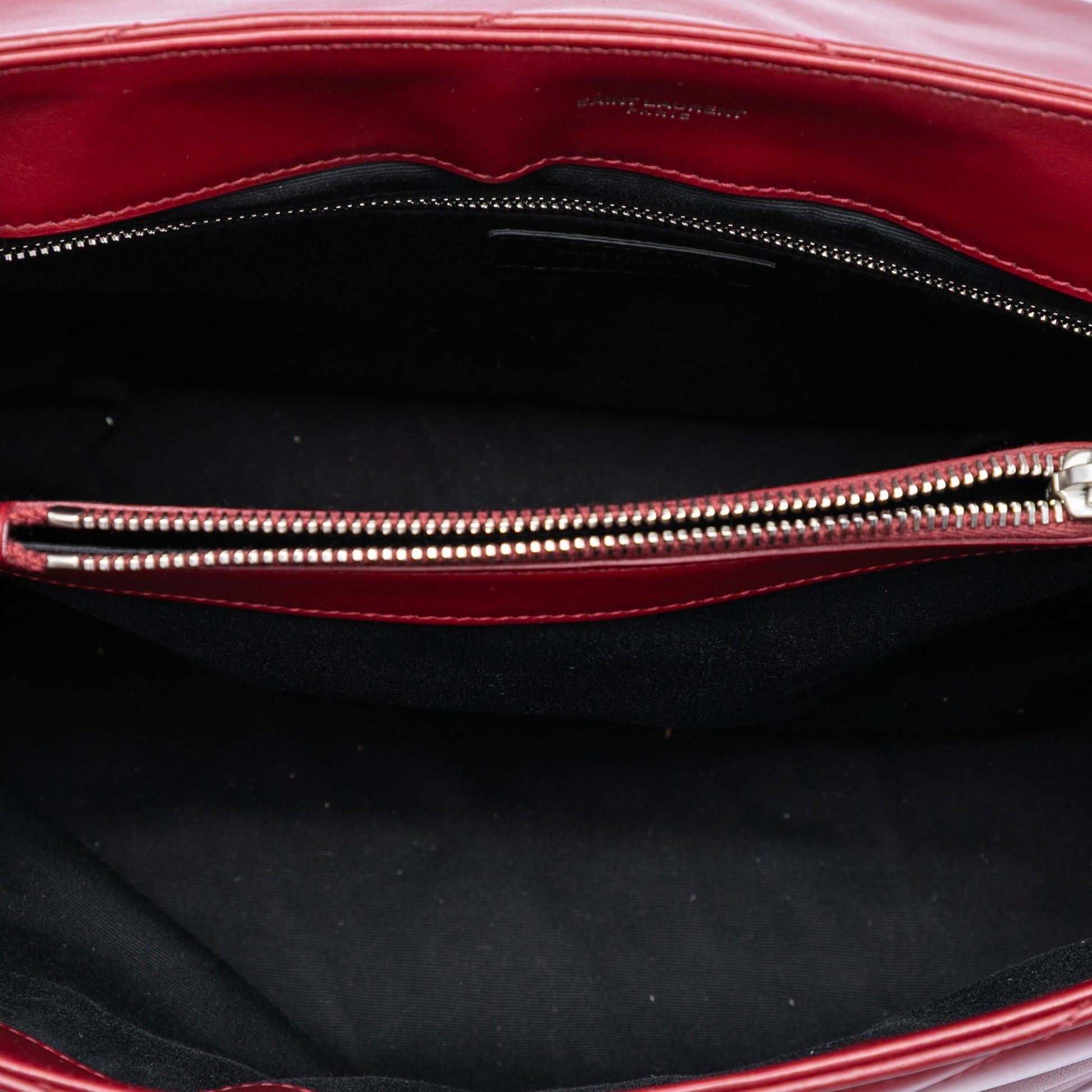 Saint Laurent Medium Matelasse Calfskin Monogram LouLou Shoulder Bag