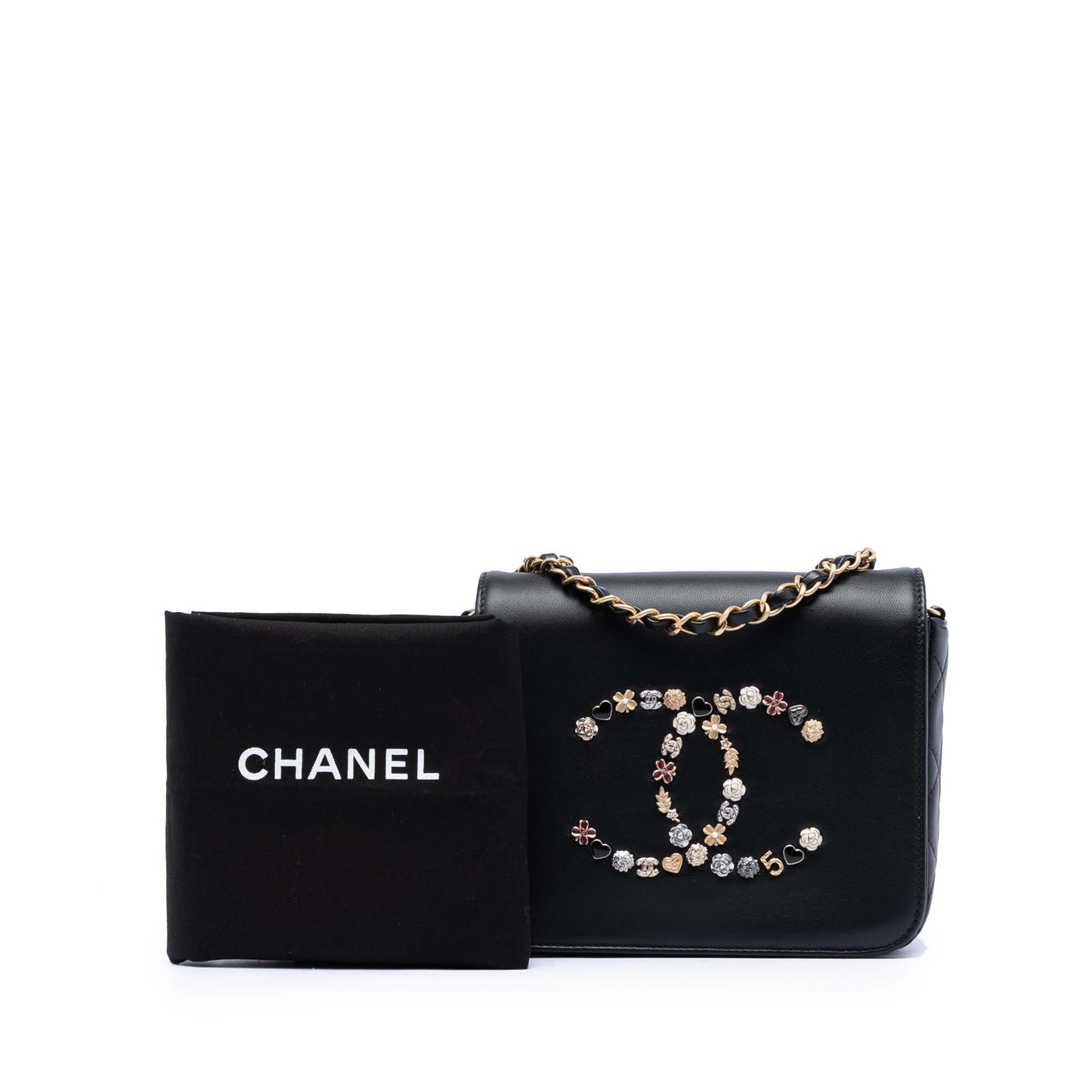 Lambskin Lucky Charms Flap Crossbody