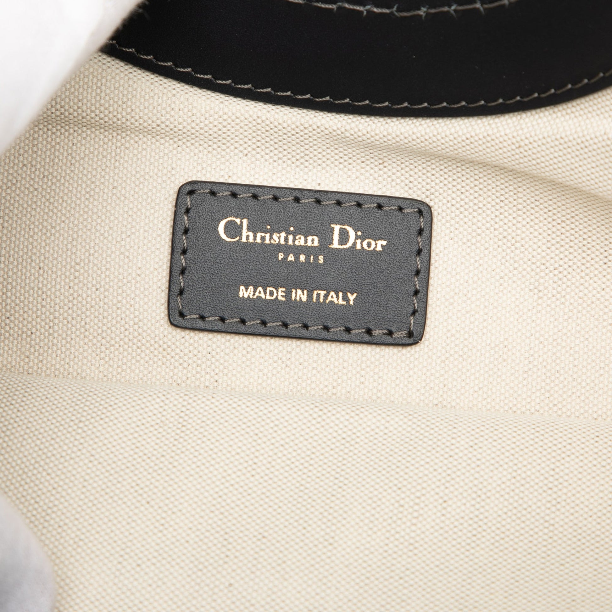 Dior Oblique Canvas Fold Over Clutch