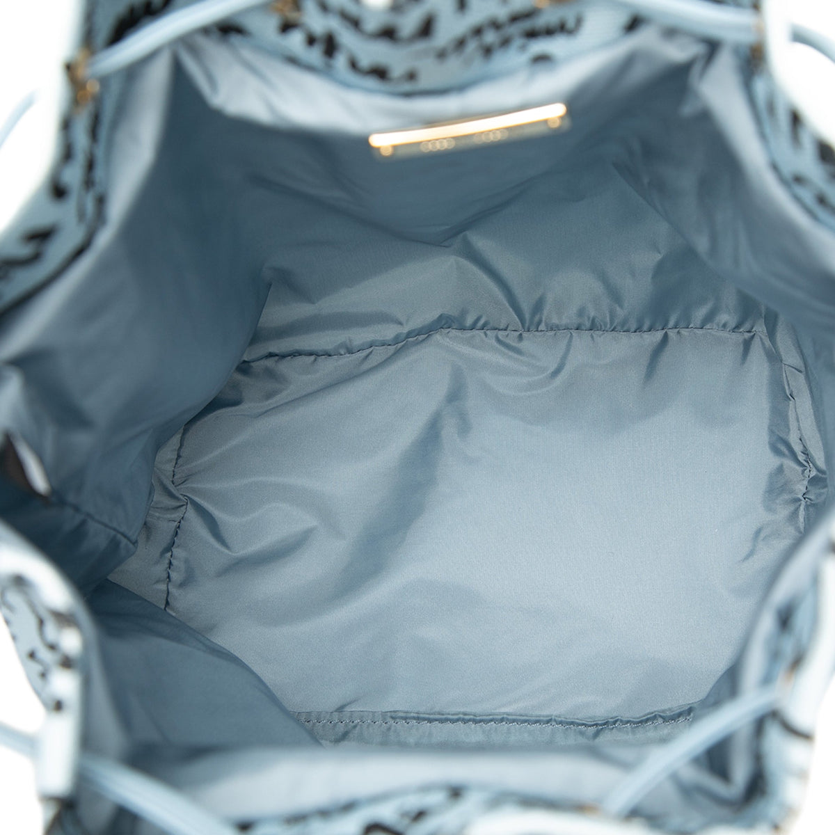 Miu Miu Printed Canvas Drawstring Pouch