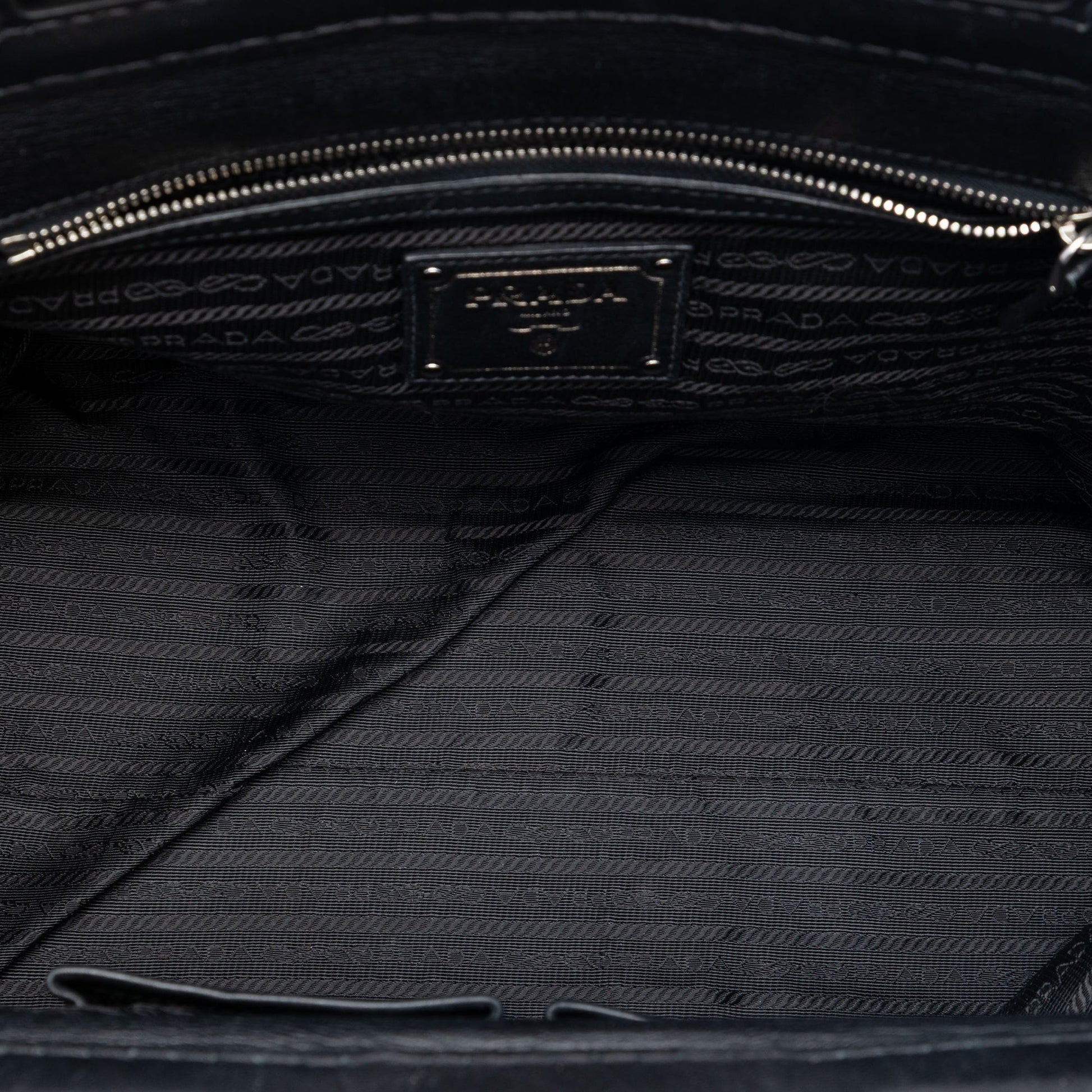 Prada Sfumato Vernice Naplak Frame Satchel