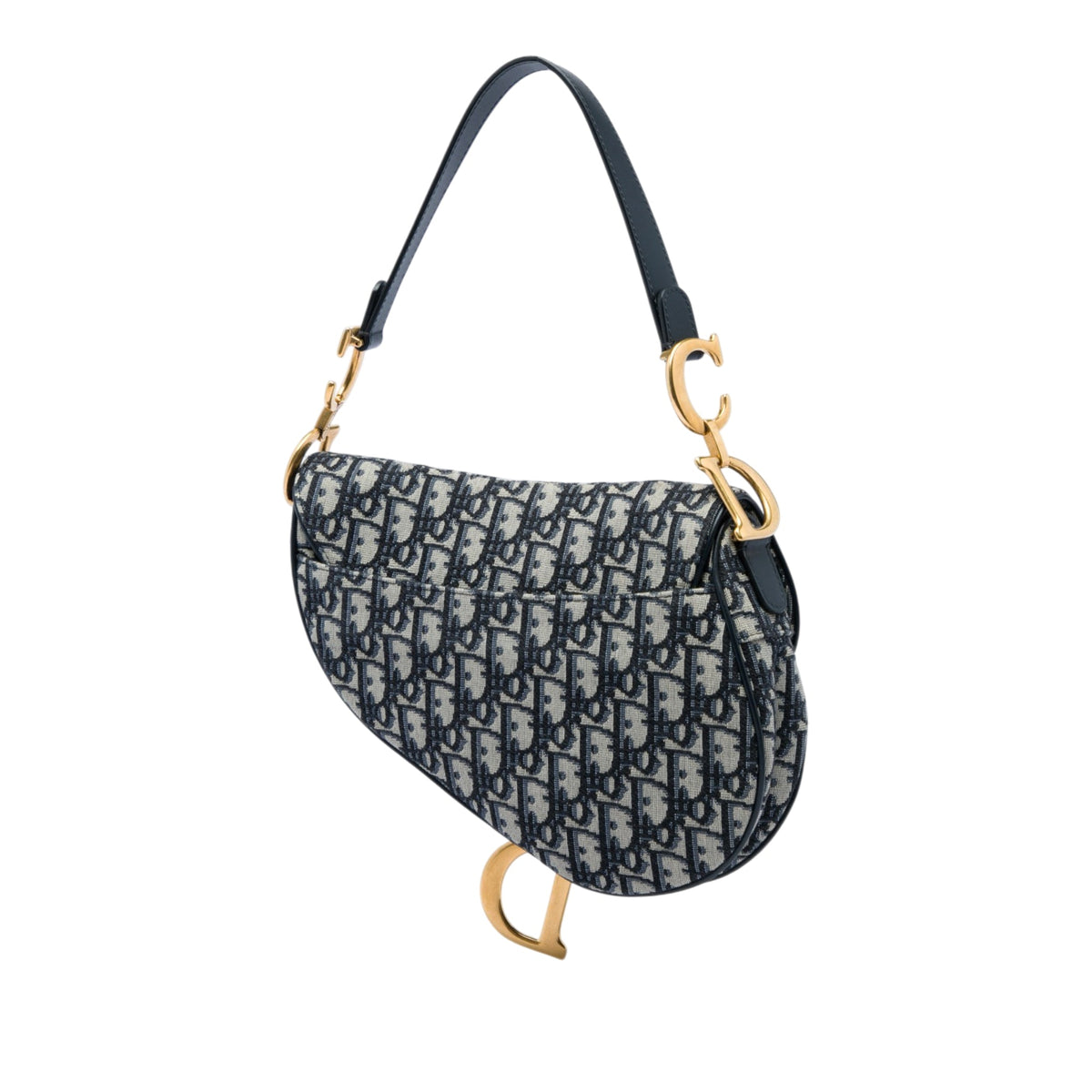 Dior Oblique Canvas Saddle Bag