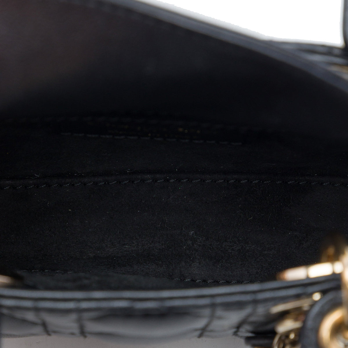 Dior Micro Lambskin Cannage Lady Dior