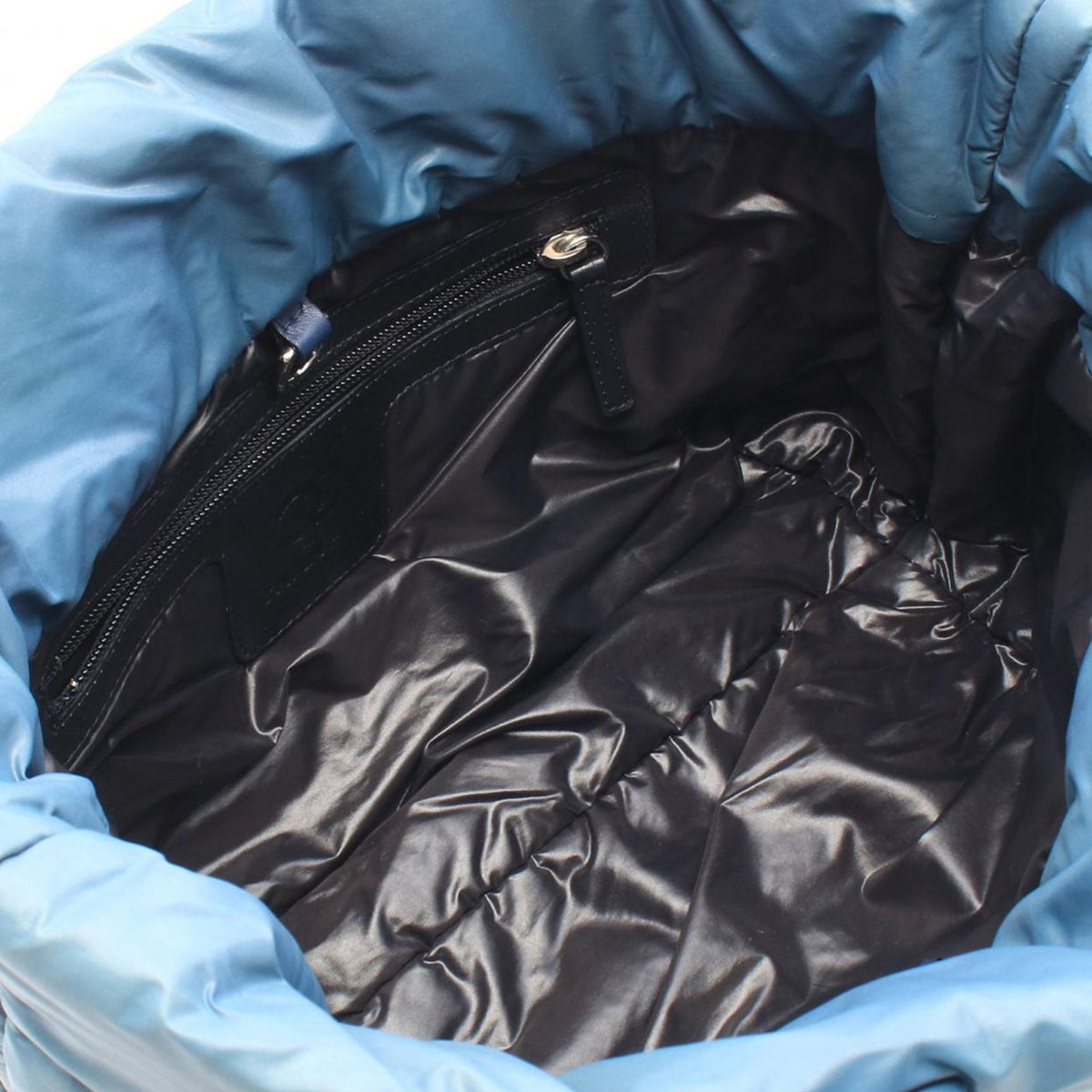 Chanel Small Quilted Nylon Coco Cocoon Tote — Blue
