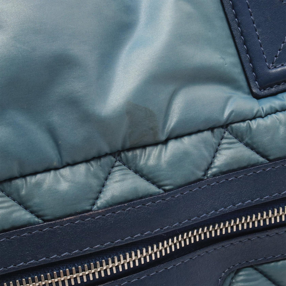 Chanel Small Quilted Nylon Coco Cocoon Tote — Blue